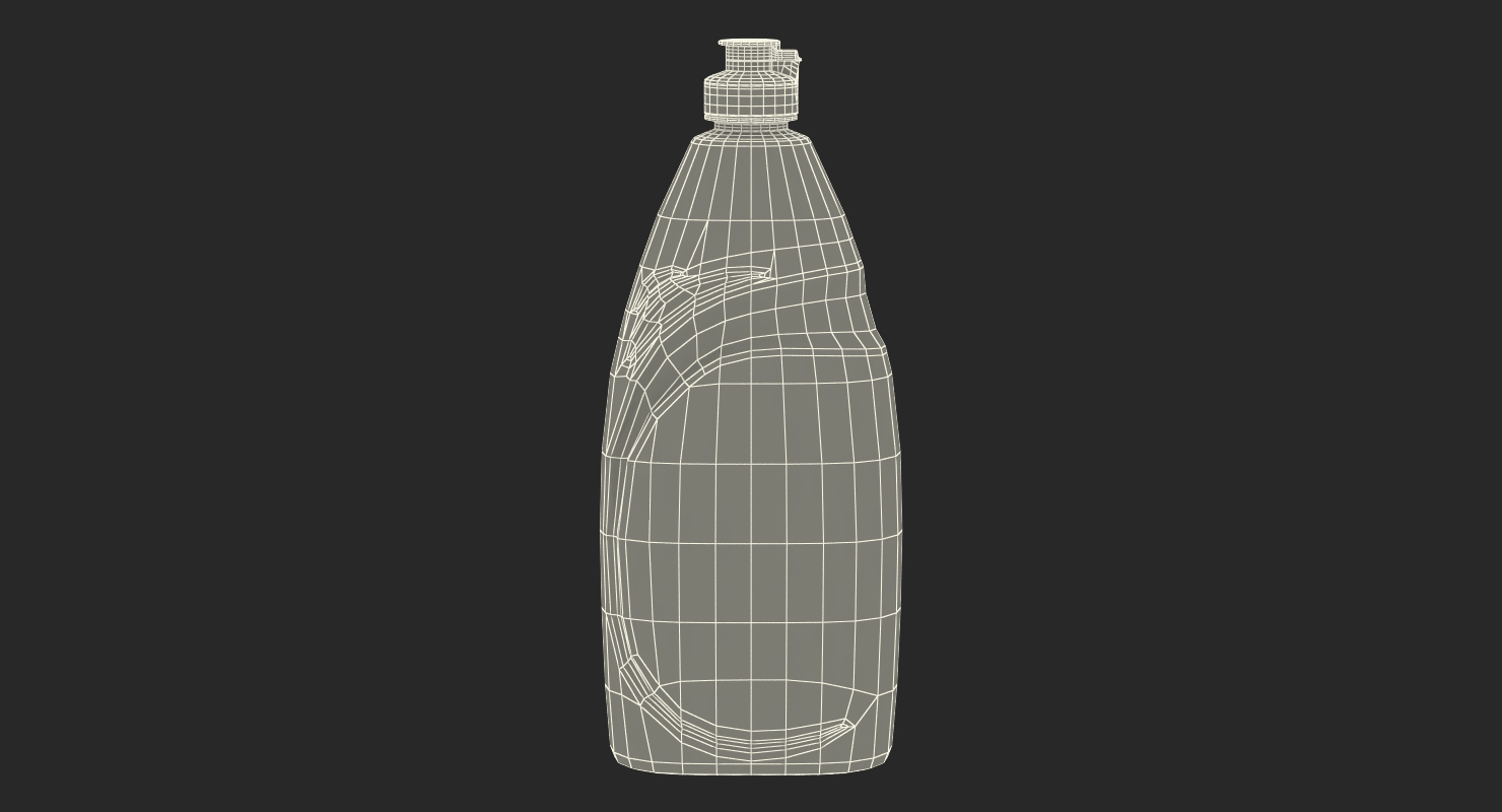 Green Dishwashing Liquid 3D model