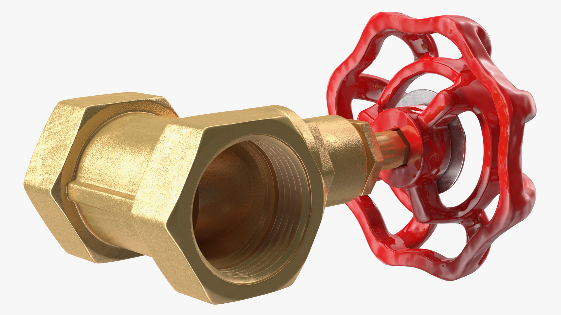 Bronze Water Globe Valve 3D model