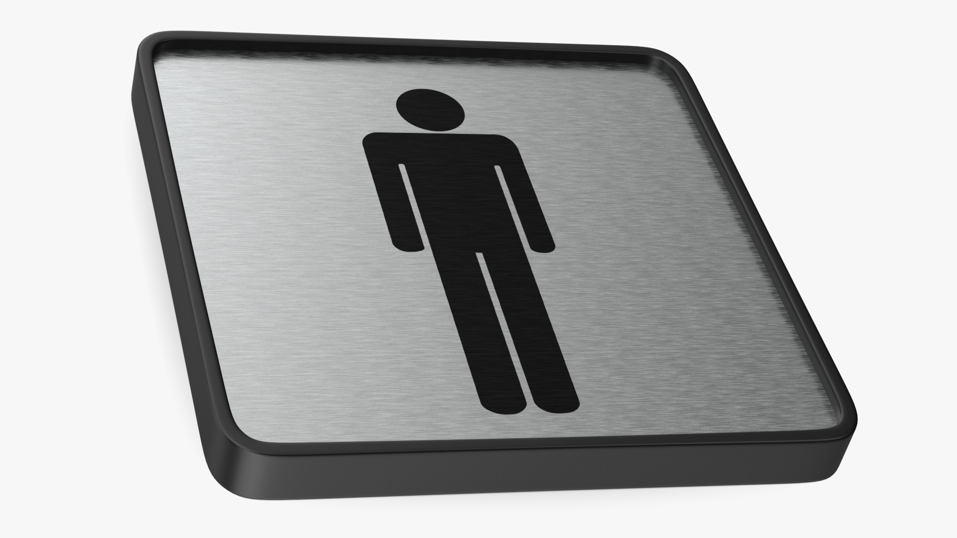 Mens Toilet Compliance Sign 3D