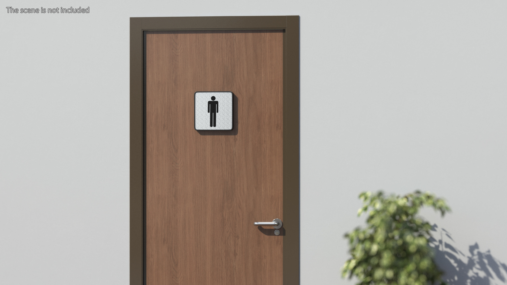 Mens Toilet Compliance Sign 3D