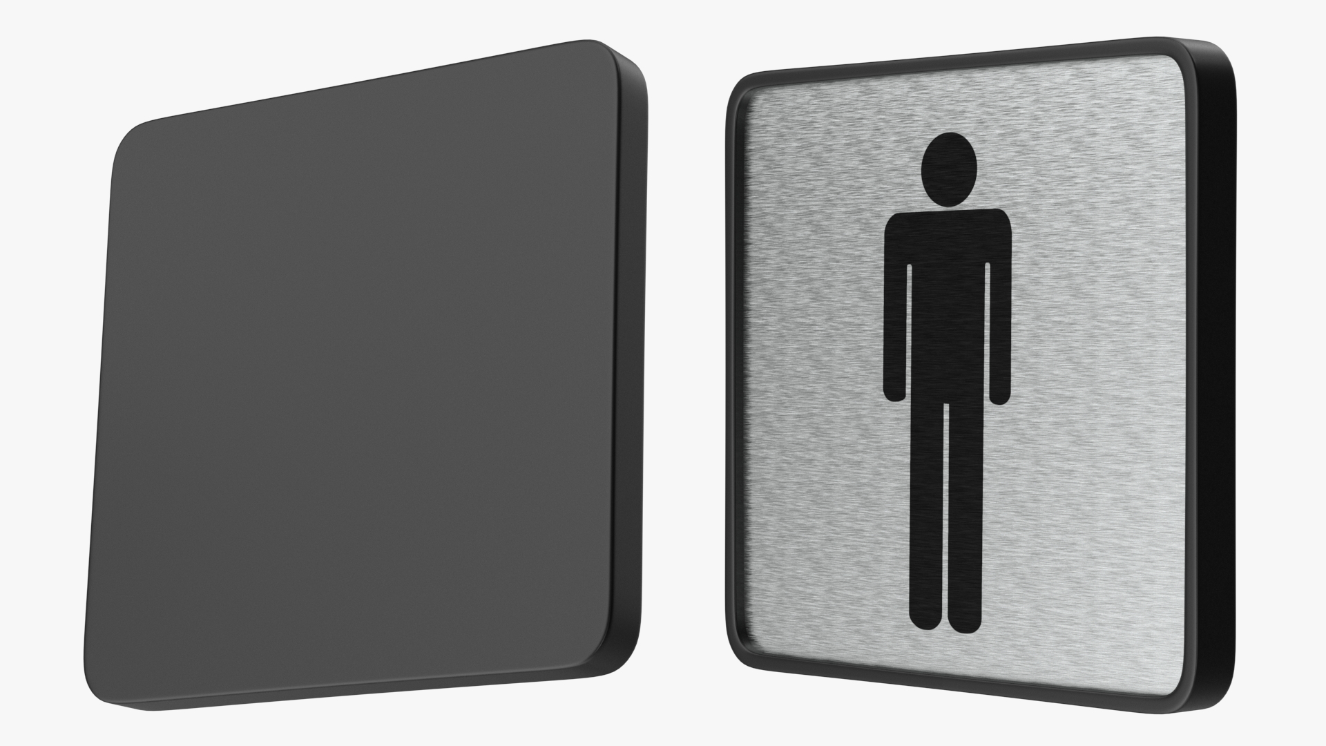 Mens Toilet Compliance Sign 3D