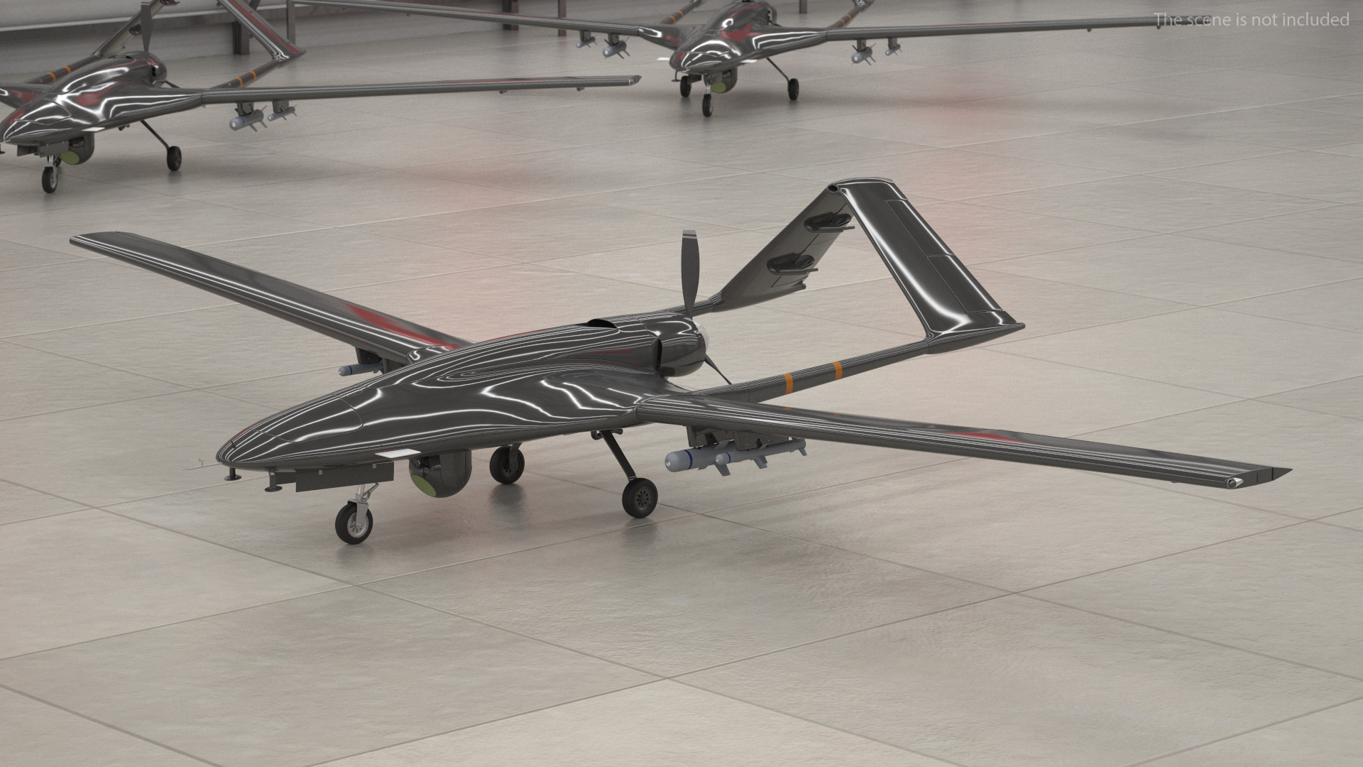 3D model Unmanned Combat Aerial Vehicle