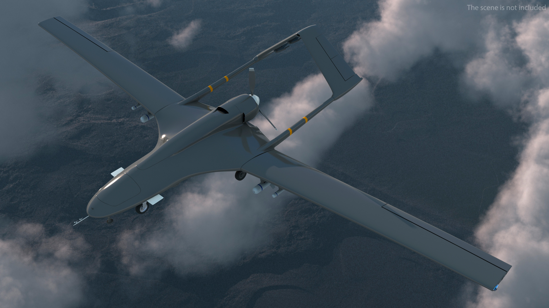 3D model Unmanned Combat Aerial Vehicle