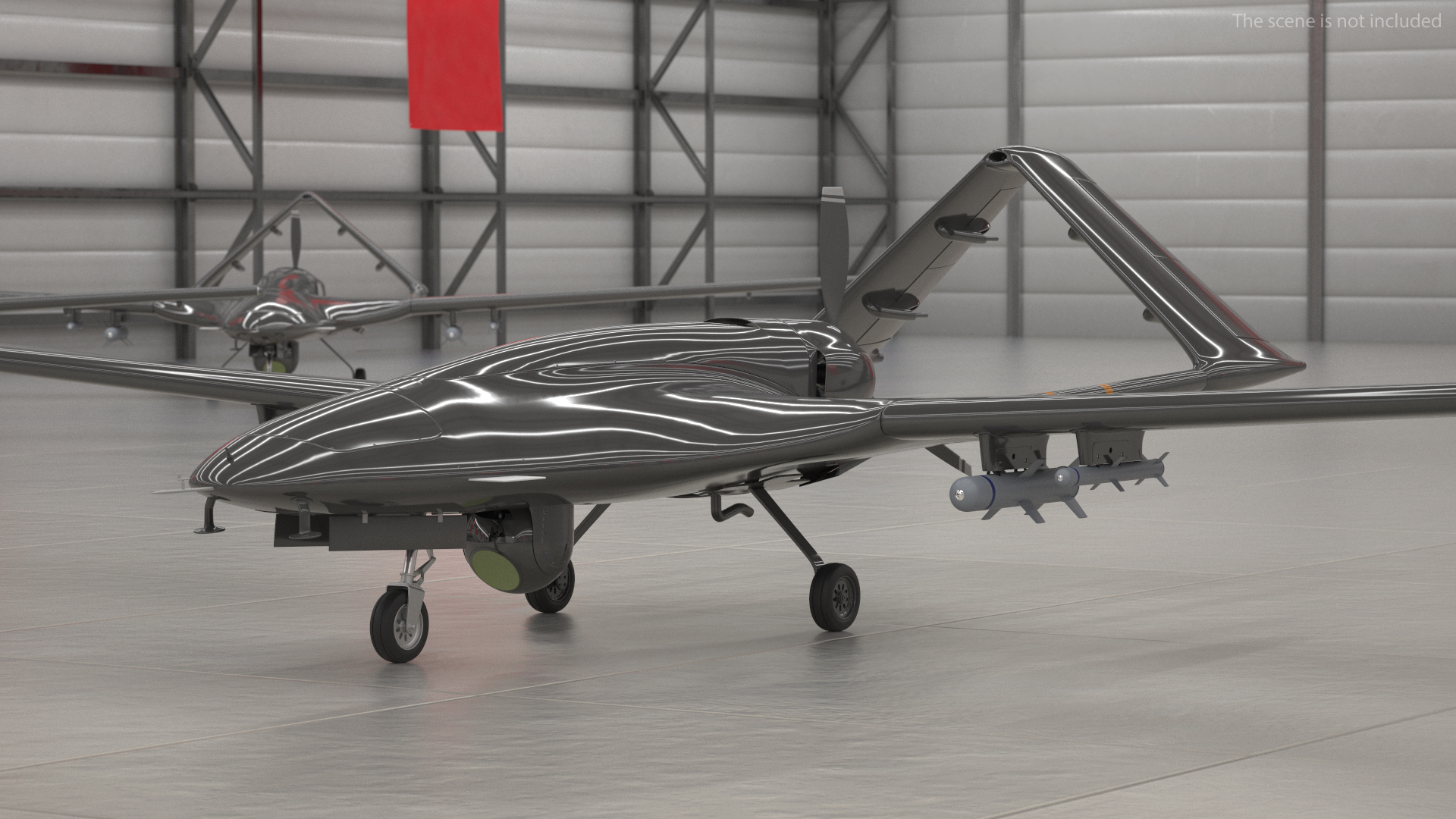 3D model Unmanned Combat Aerial Vehicle