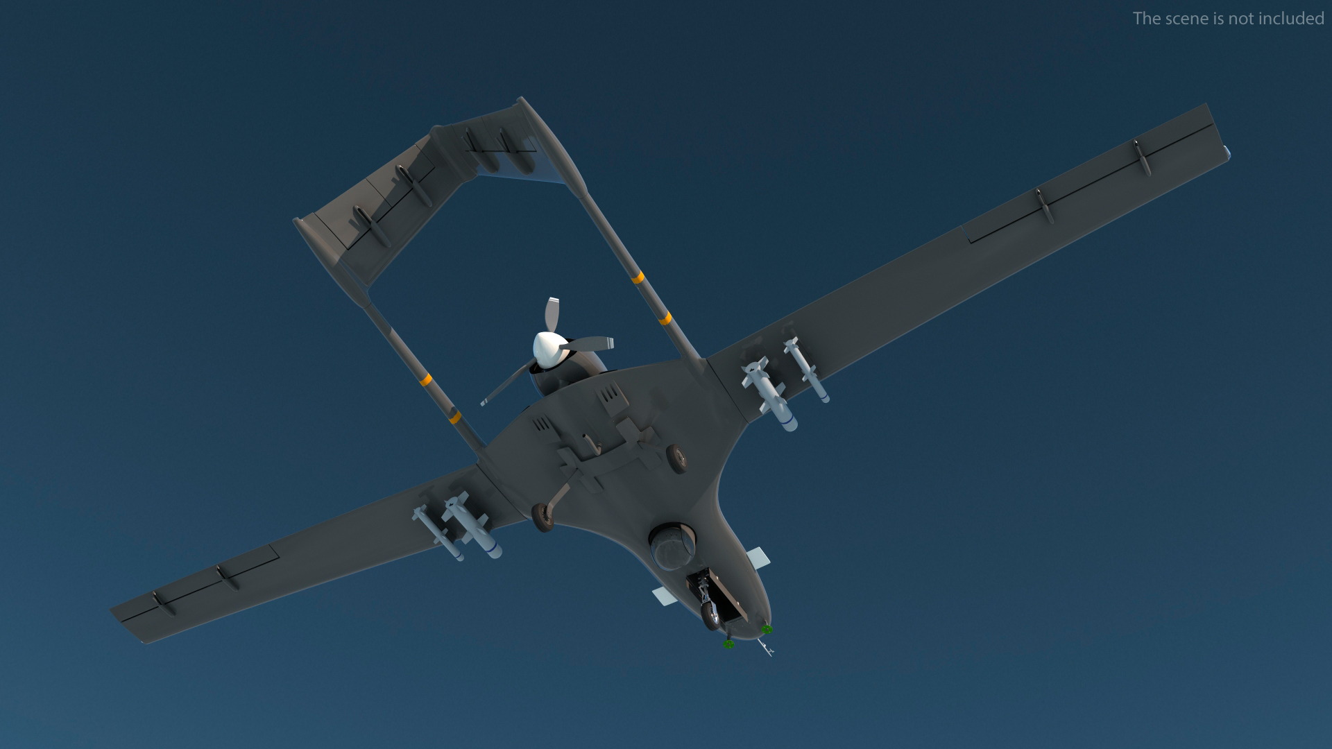 3D model Unmanned Combat Aerial Vehicle