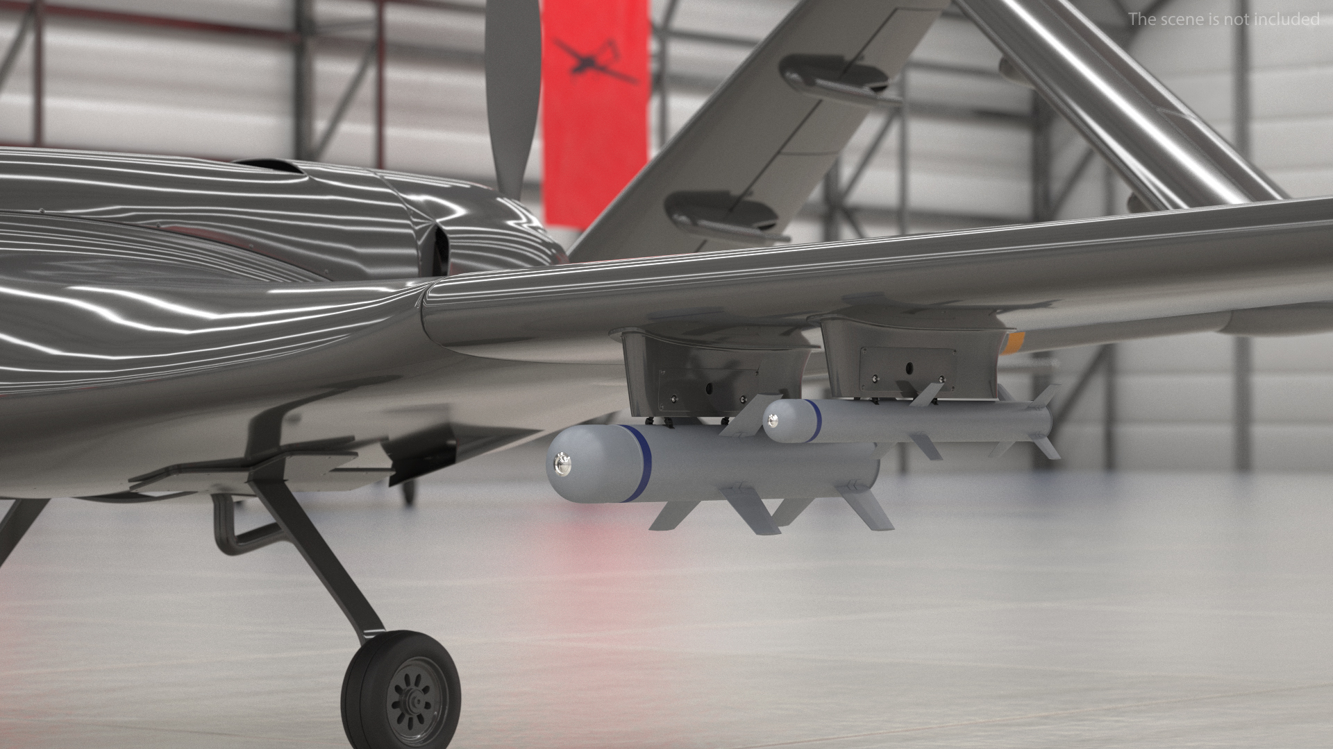 3D model Unmanned Combat Aerial Vehicle