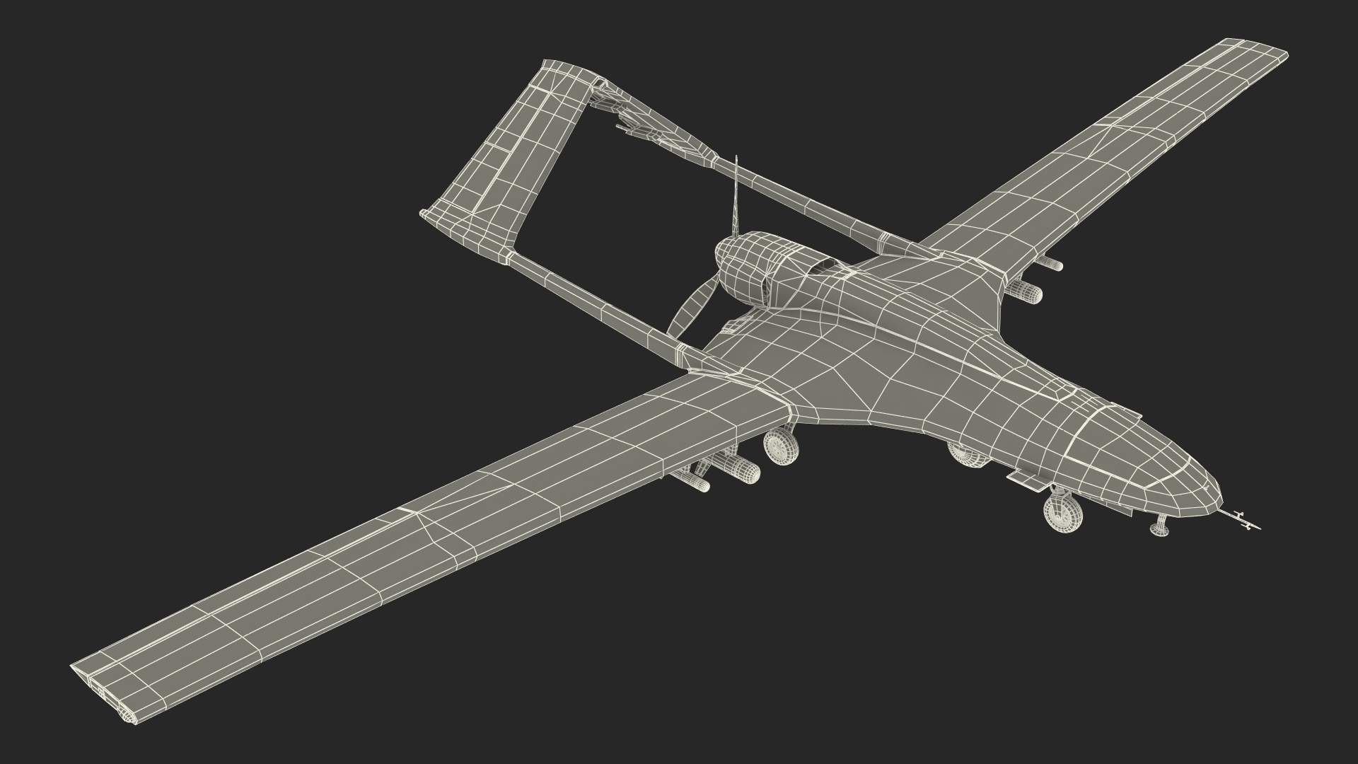 3D model Unmanned Combat Aerial Vehicle