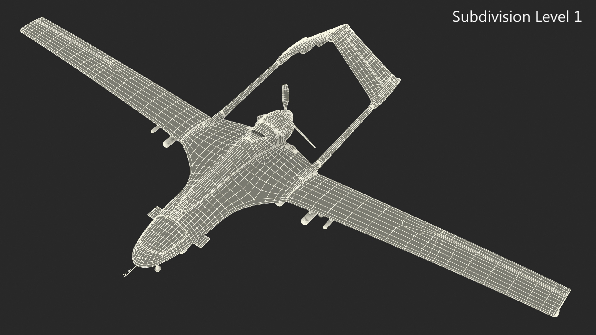 3D model Unmanned Combat Aerial Vehicle