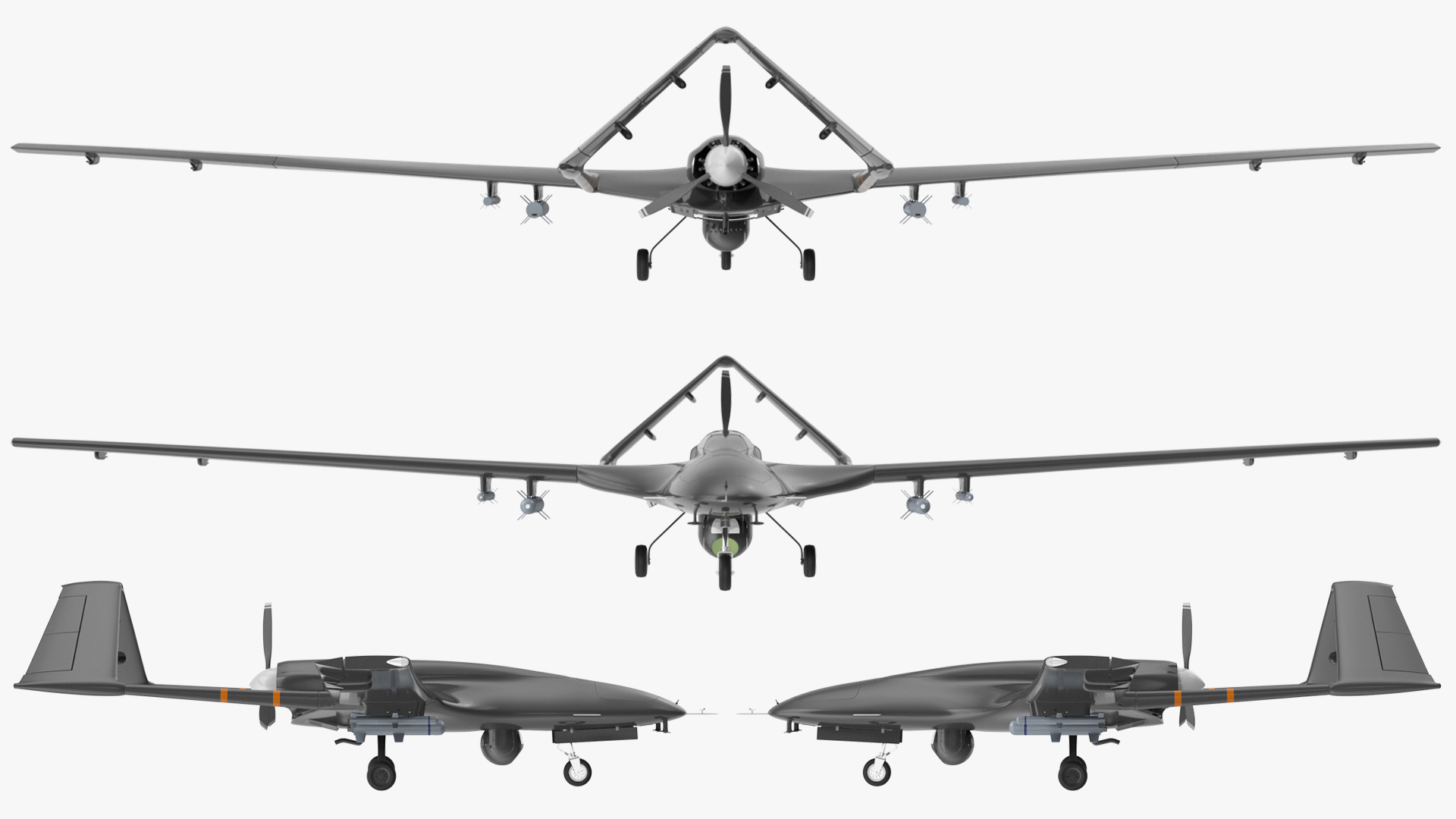 3D model Unmanned Combat Aerial Vehicle