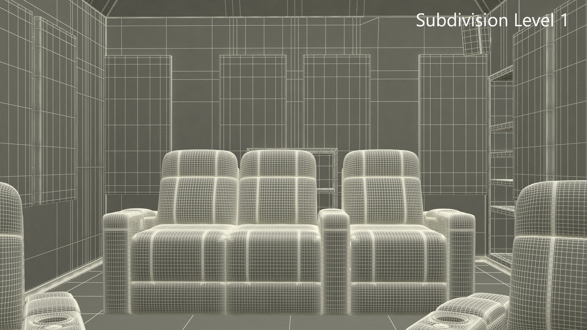 Home Theater Room 3D