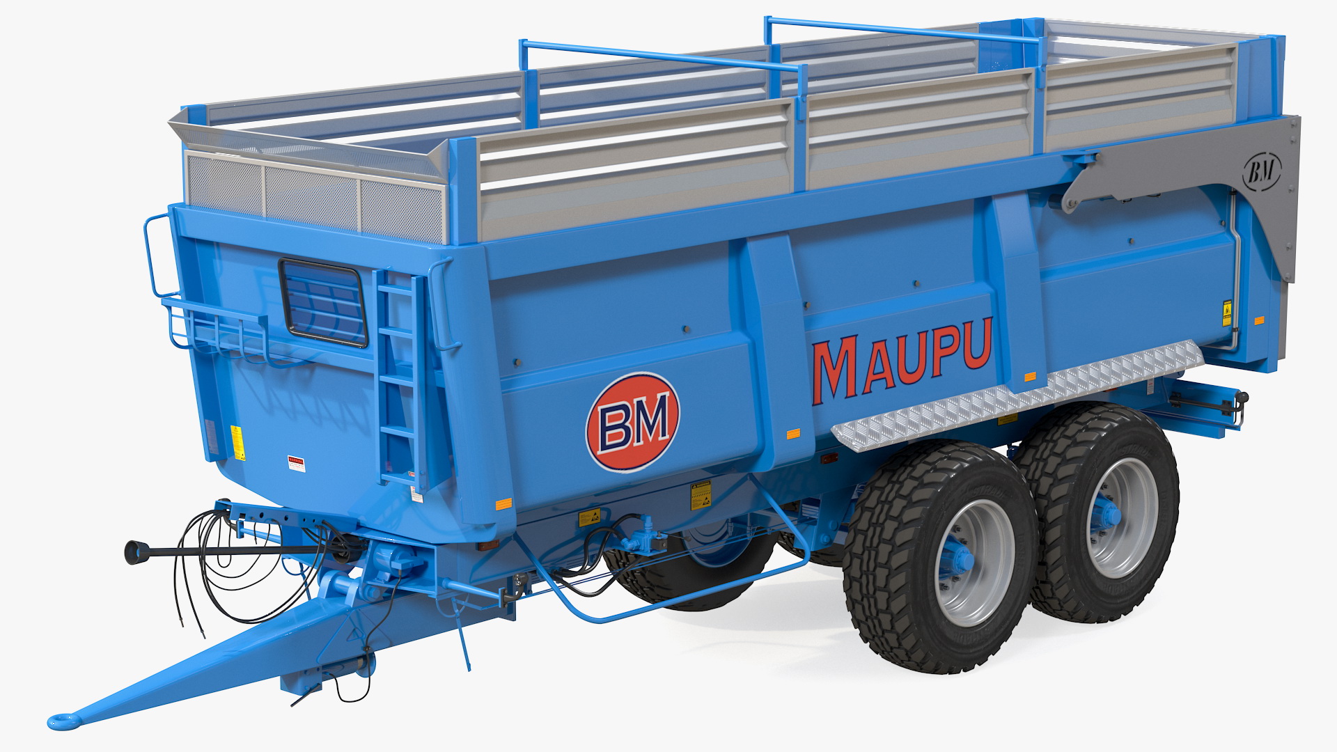 Maupu 18t Body Tipper Trailer Clean Rigged 3D