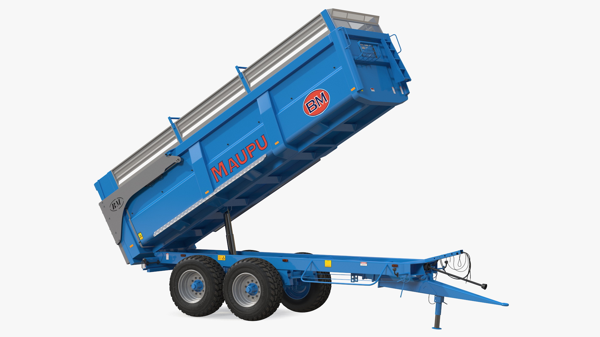 Maupu 18t Body Tipper Trailer Clean Rigged 3D