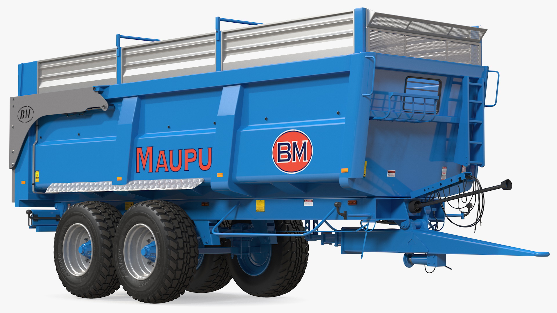 Maupu 18t Body Tipper Trailer Clean Rigged 3D