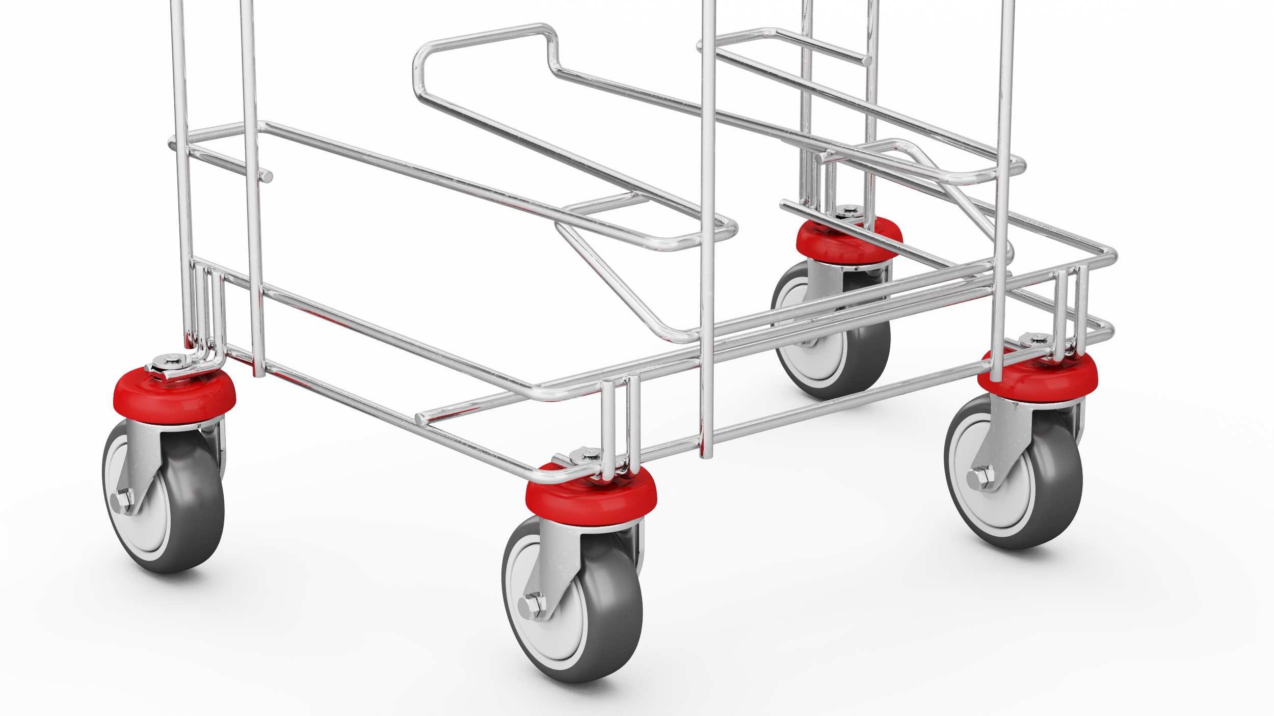 3D model Empty Tray Cart