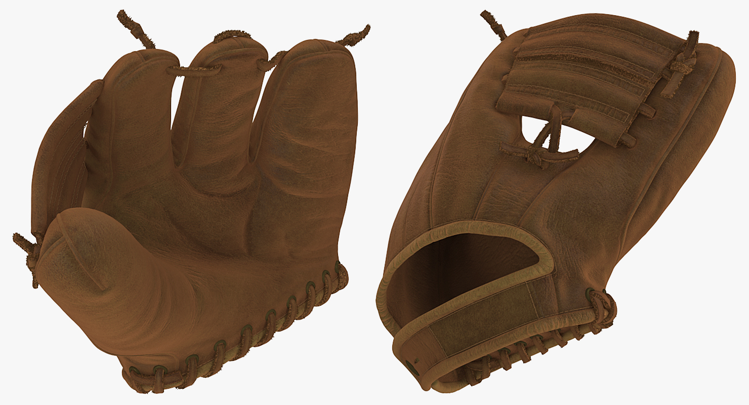 3D model Vintage Baseball Glove Generic