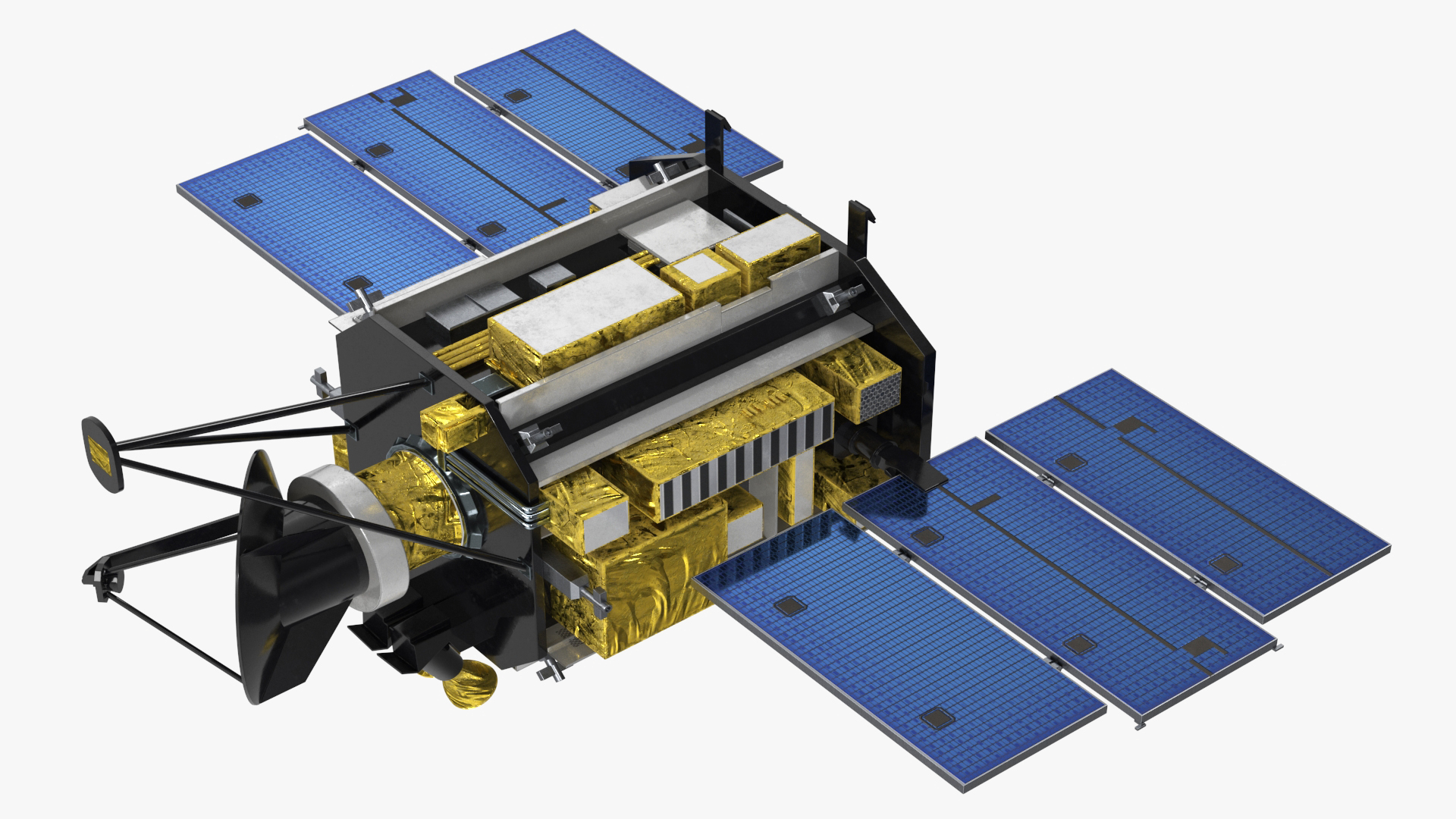 3D QuikSCAT Satellite model