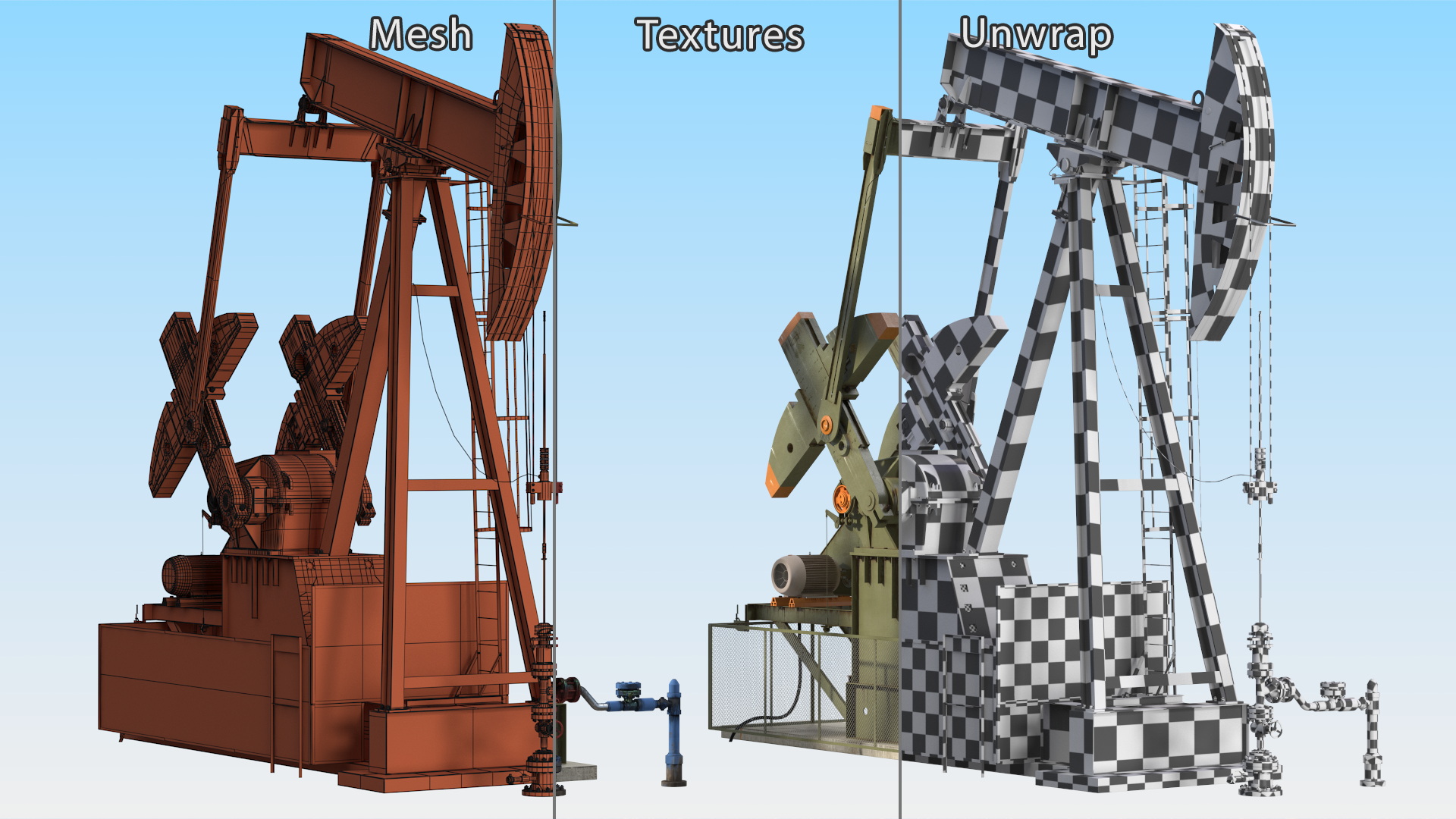 Oil Pumpjack 3D