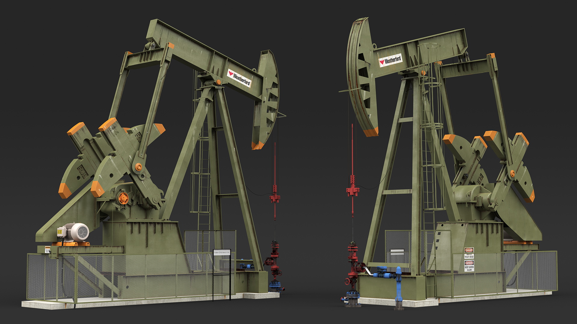 Oil Pumpjack 3D