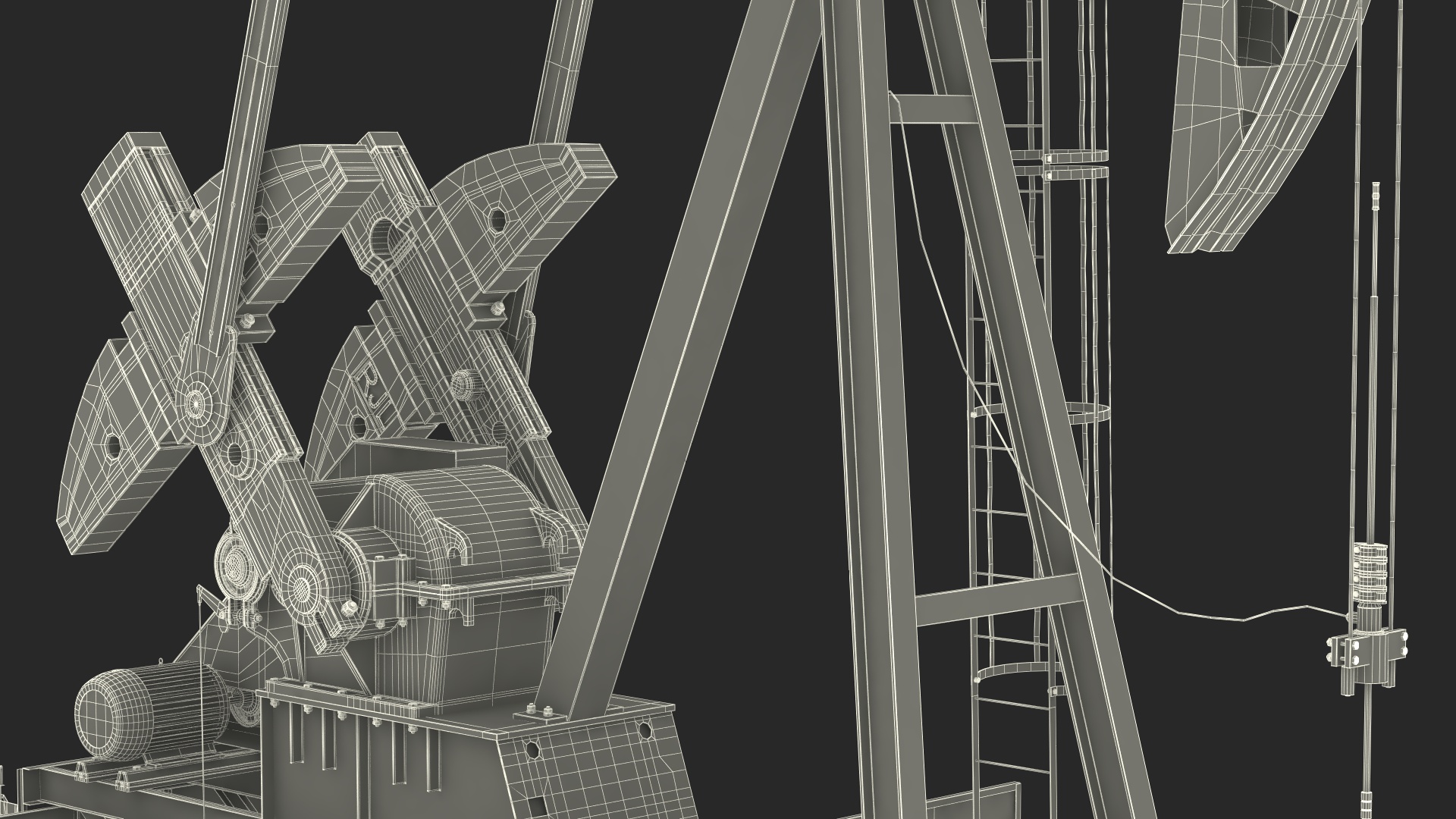 Oil Pumpjack 3D