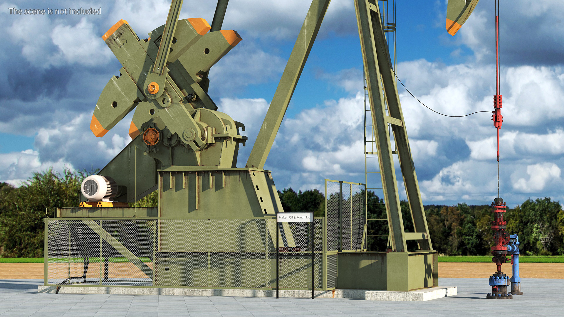 Oil Pumpjack 3D