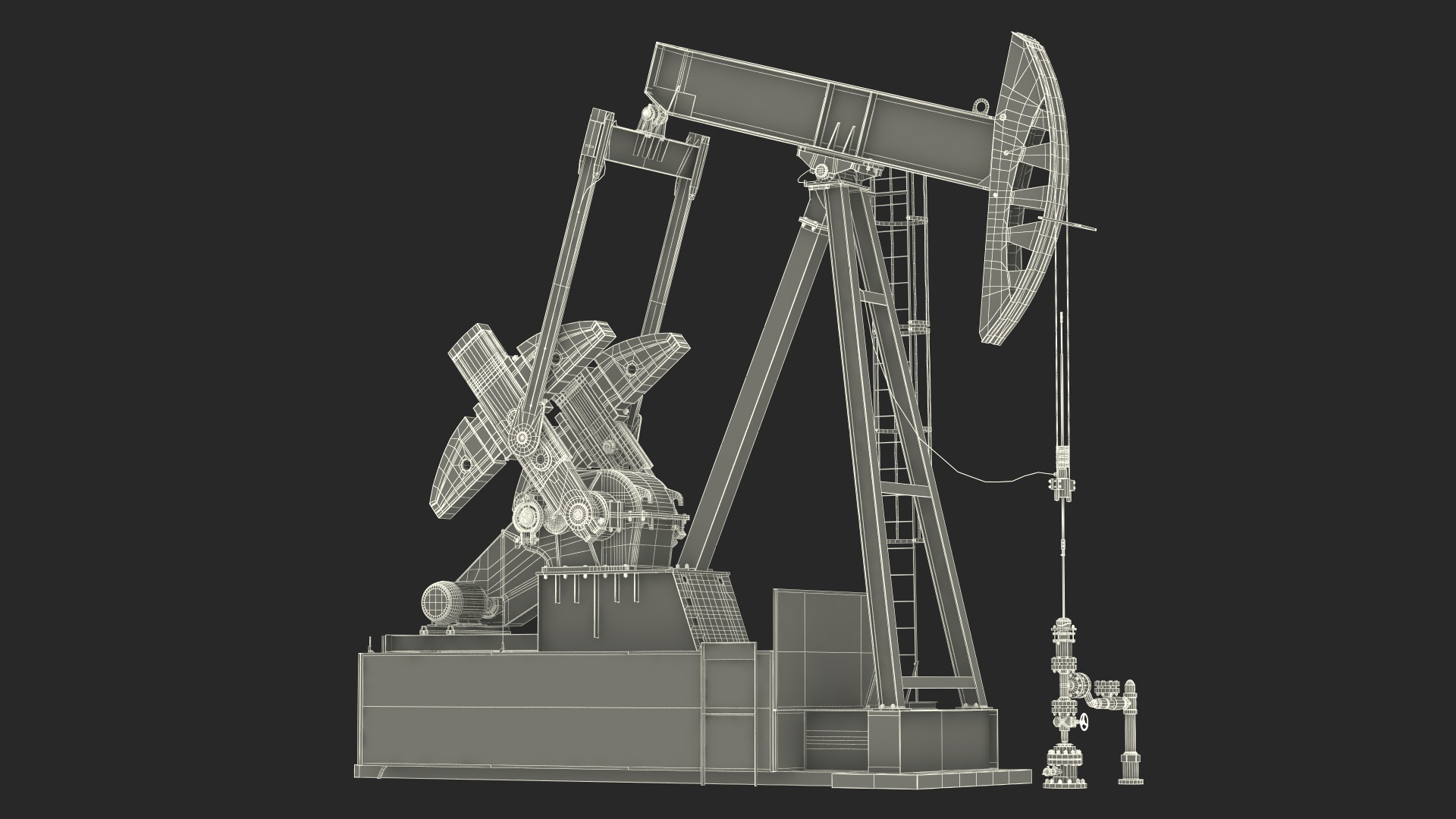 Oil Pumpjack 3D