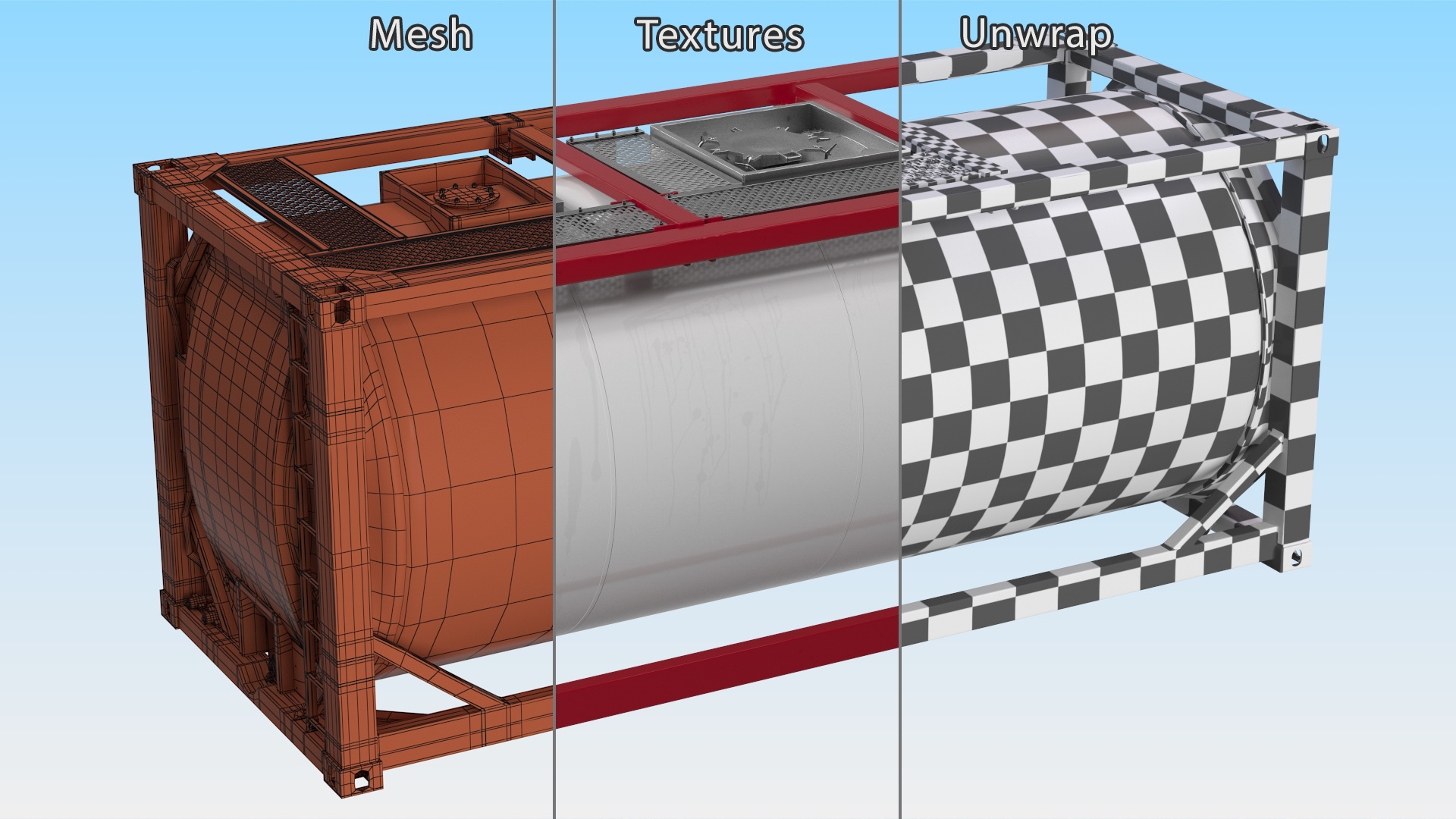 Tank Container 3D model