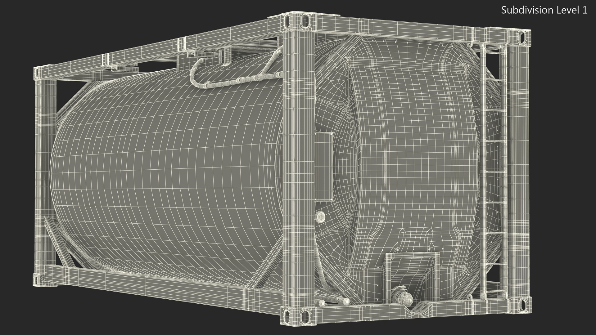 Tank Container 3D model