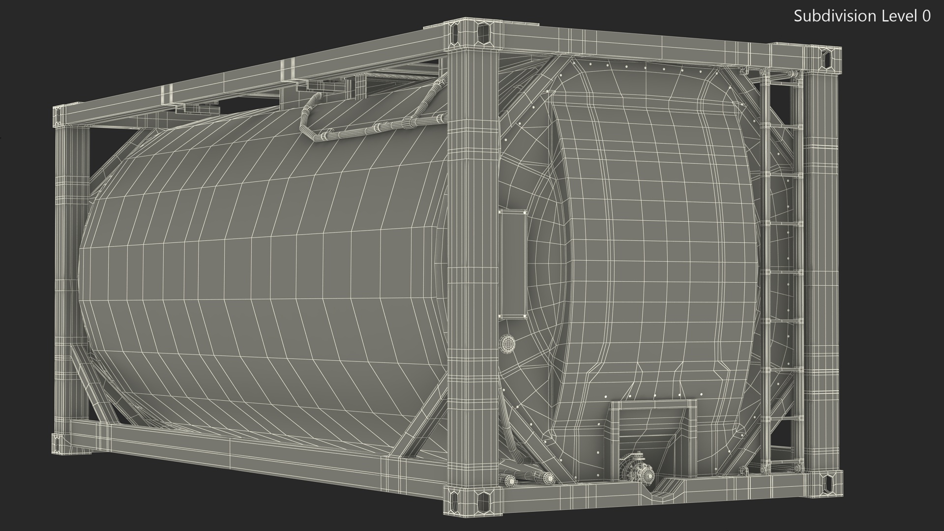 Tank Container 3D model