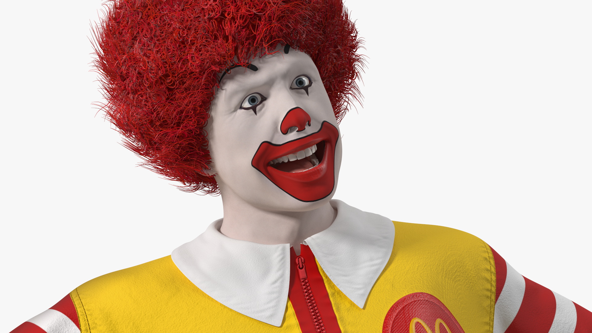 McDonalds Clown and McDonalds Pylon Fur 3D model