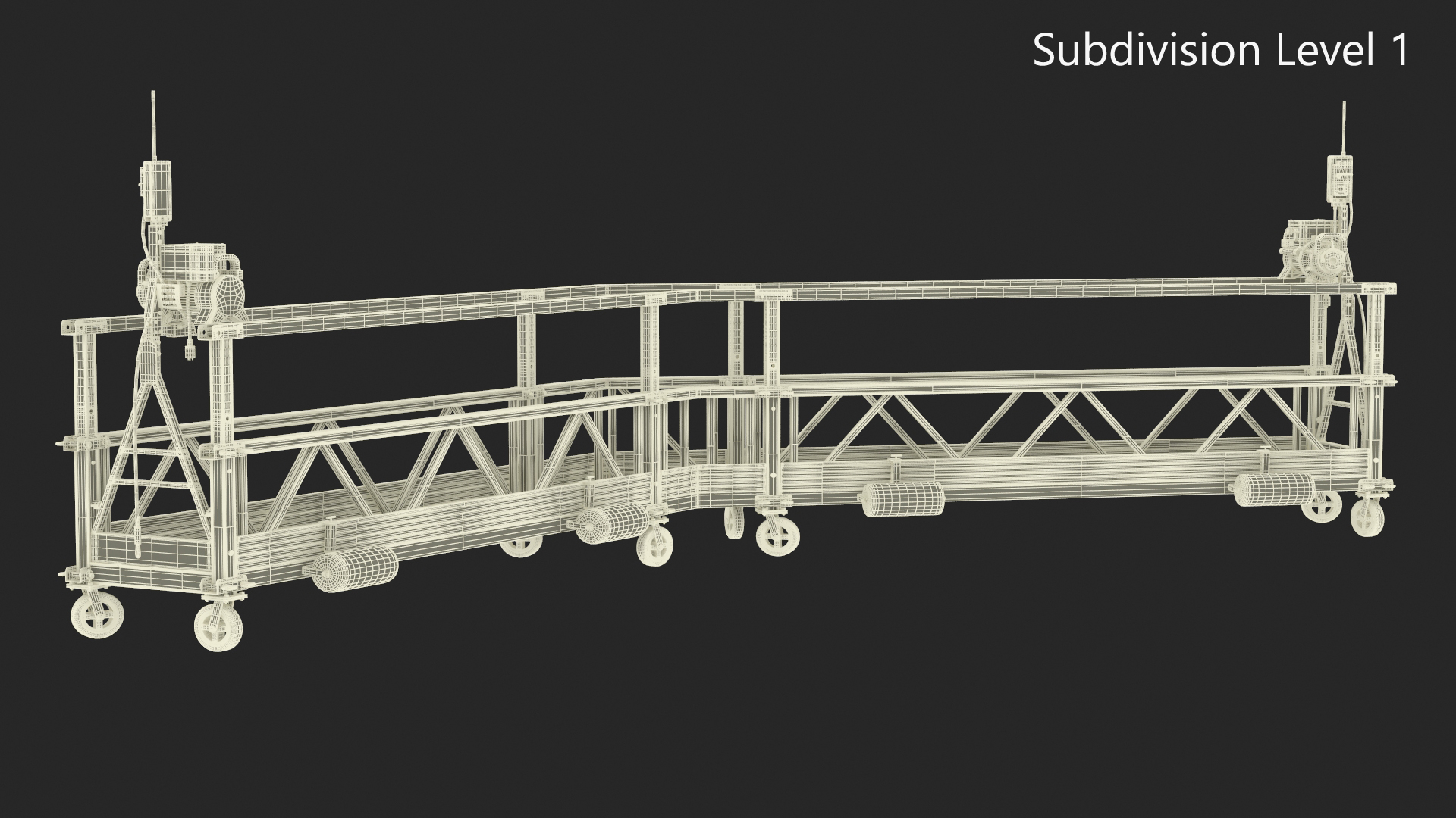 3D Window Cleaning Angled Platform