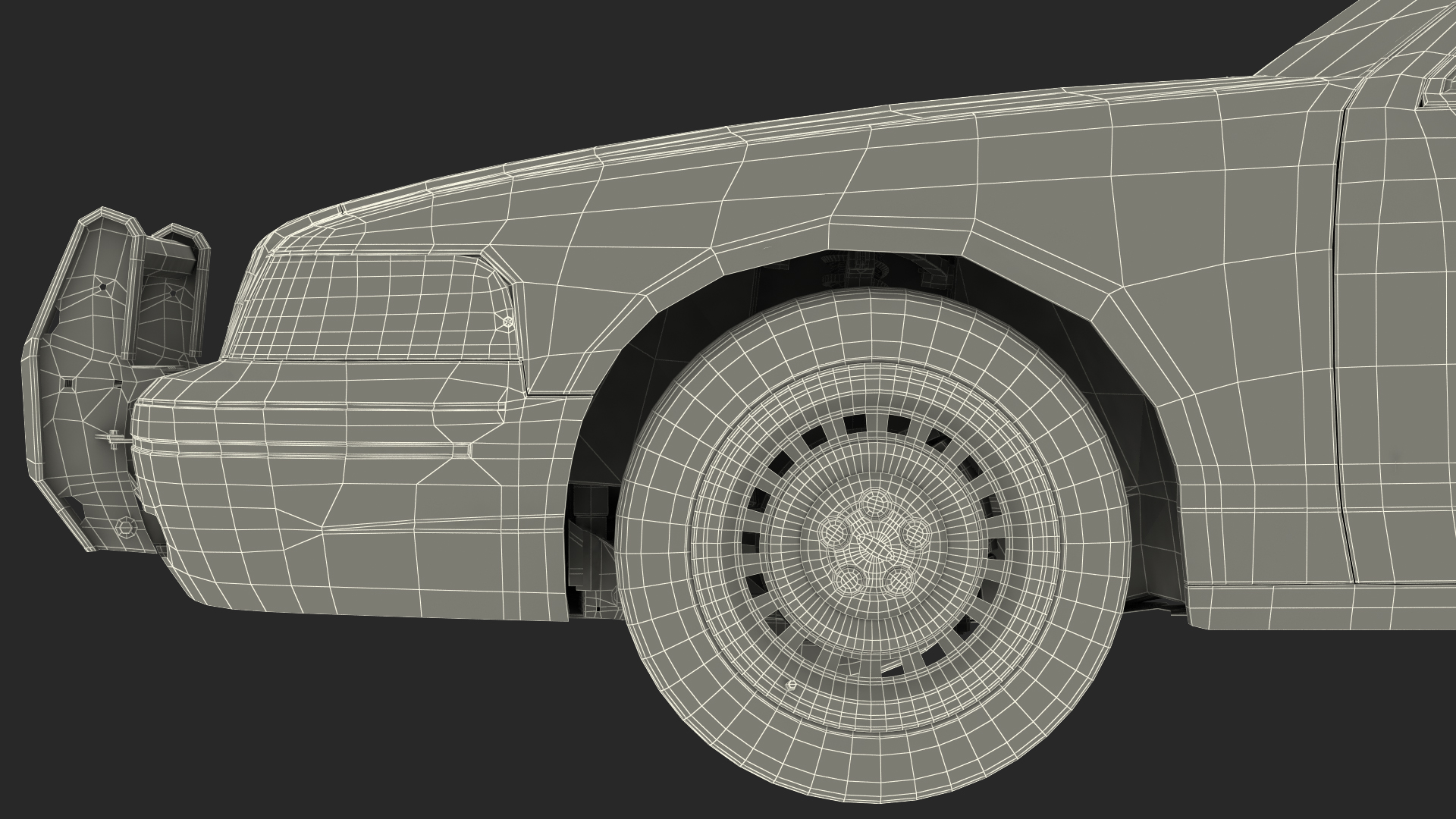 3D model Generic Police Car NYPD Rigged