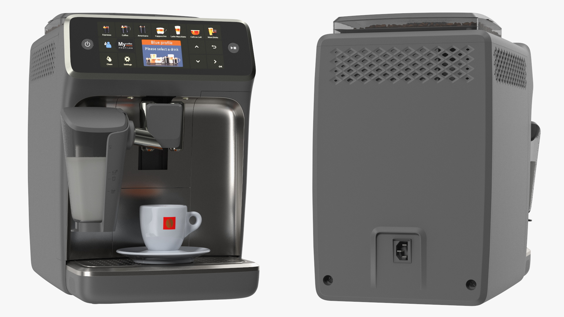 Espresso Machine with Coffee Cup 3D