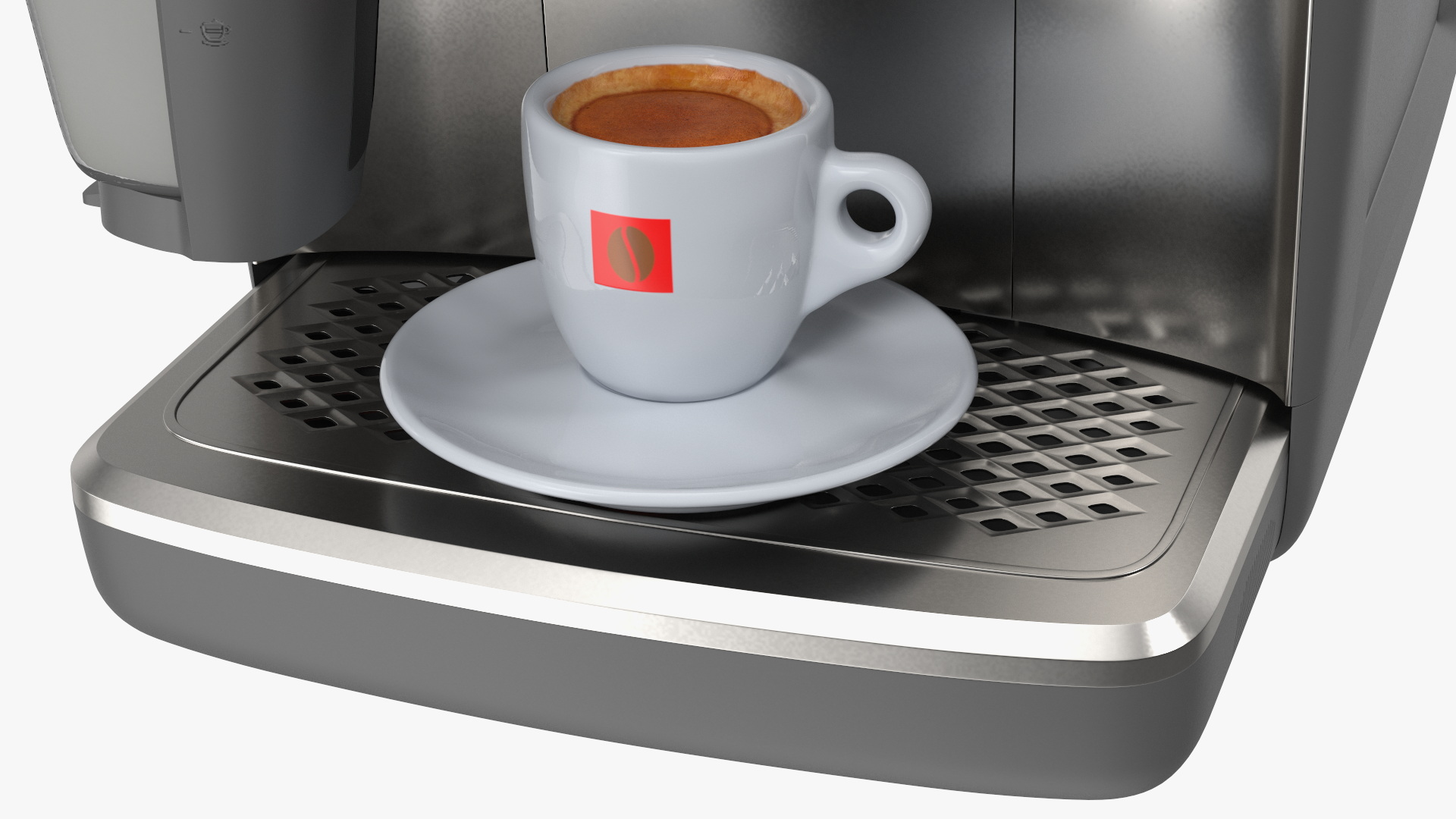 Espresso Machine with Coffee Cup 3D