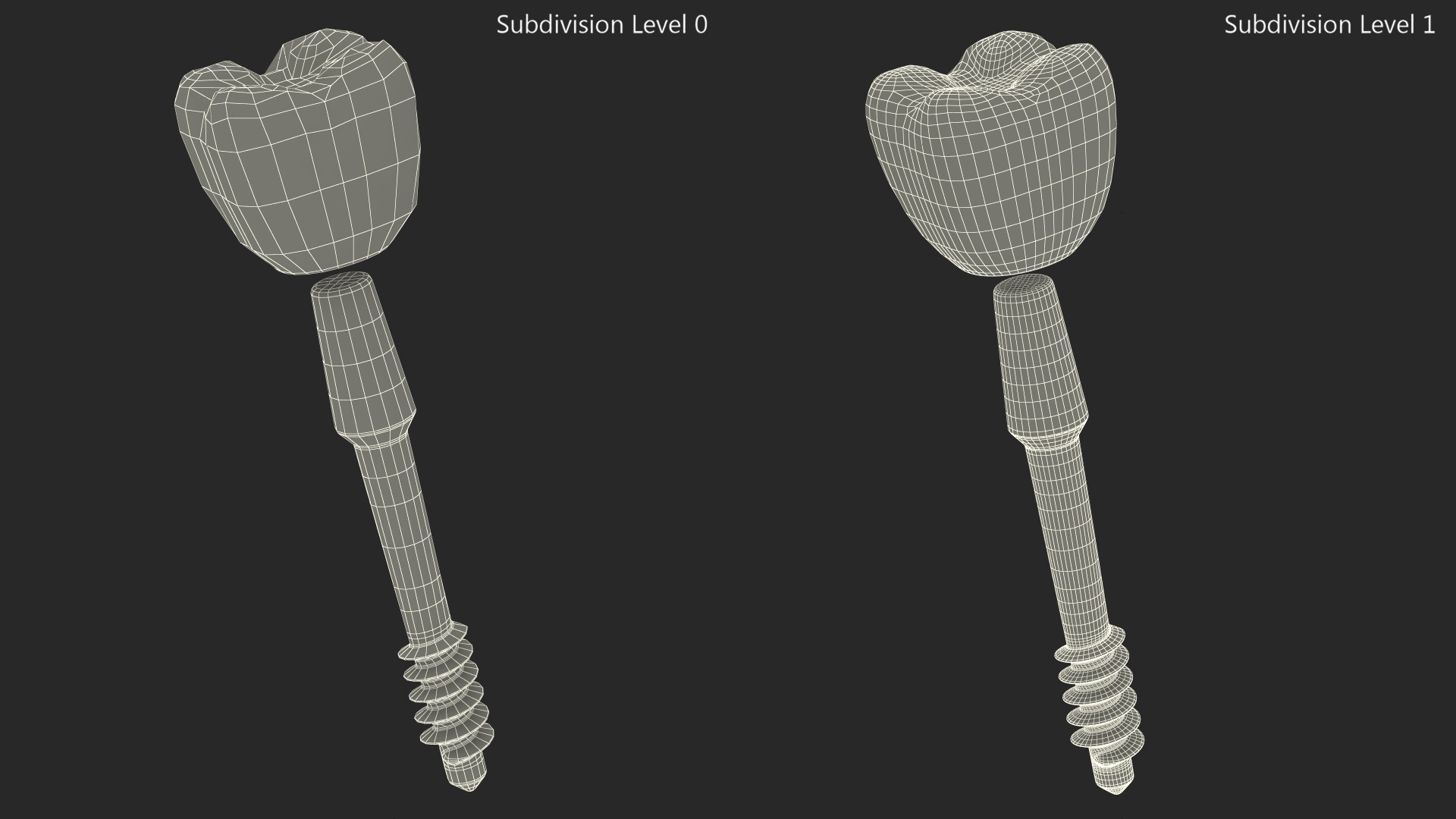 3D BCS Series Dental Implants 5 cm