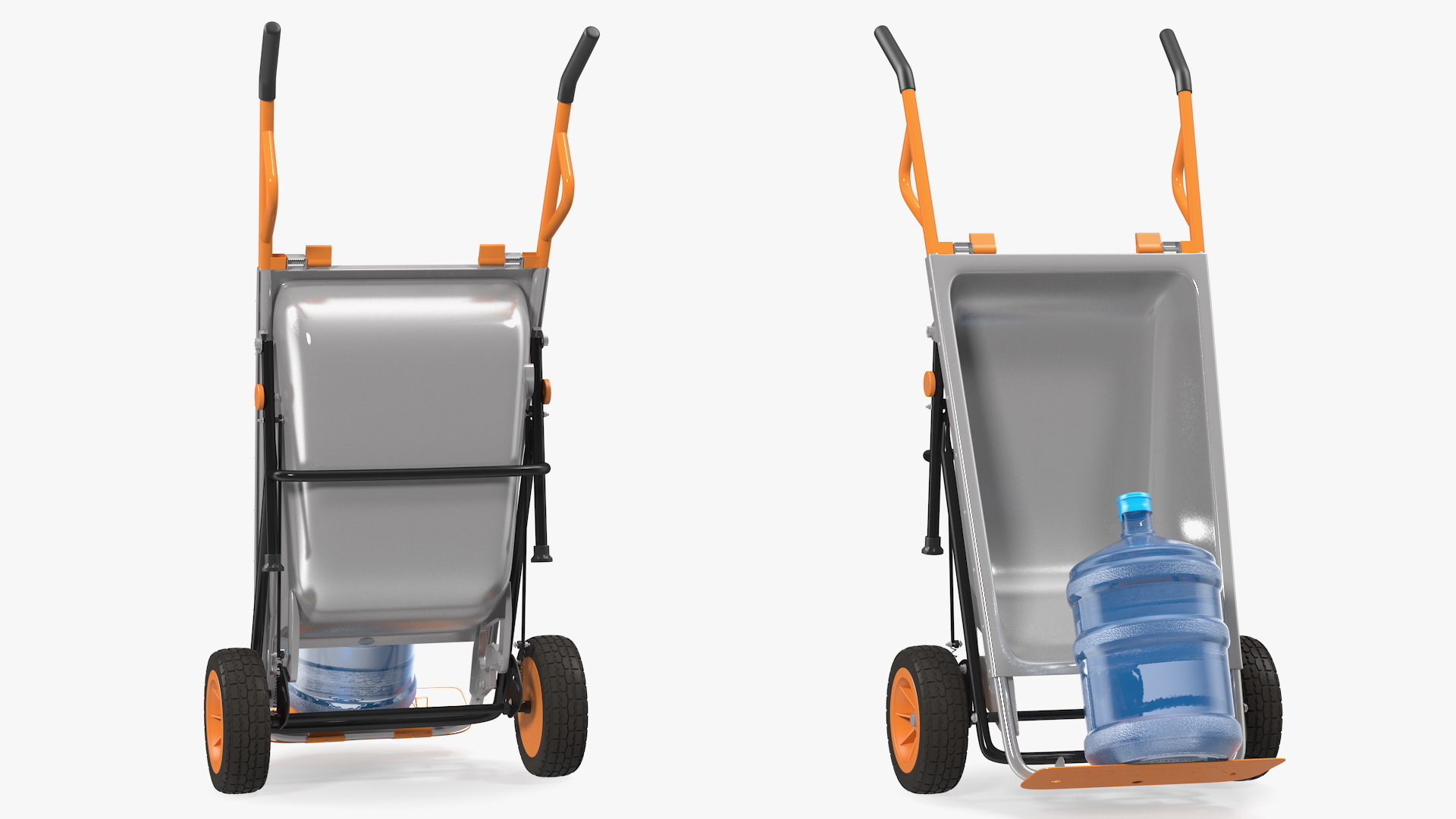 3D model WORX Aerocart Cart with 5 Gallon Water Bottle