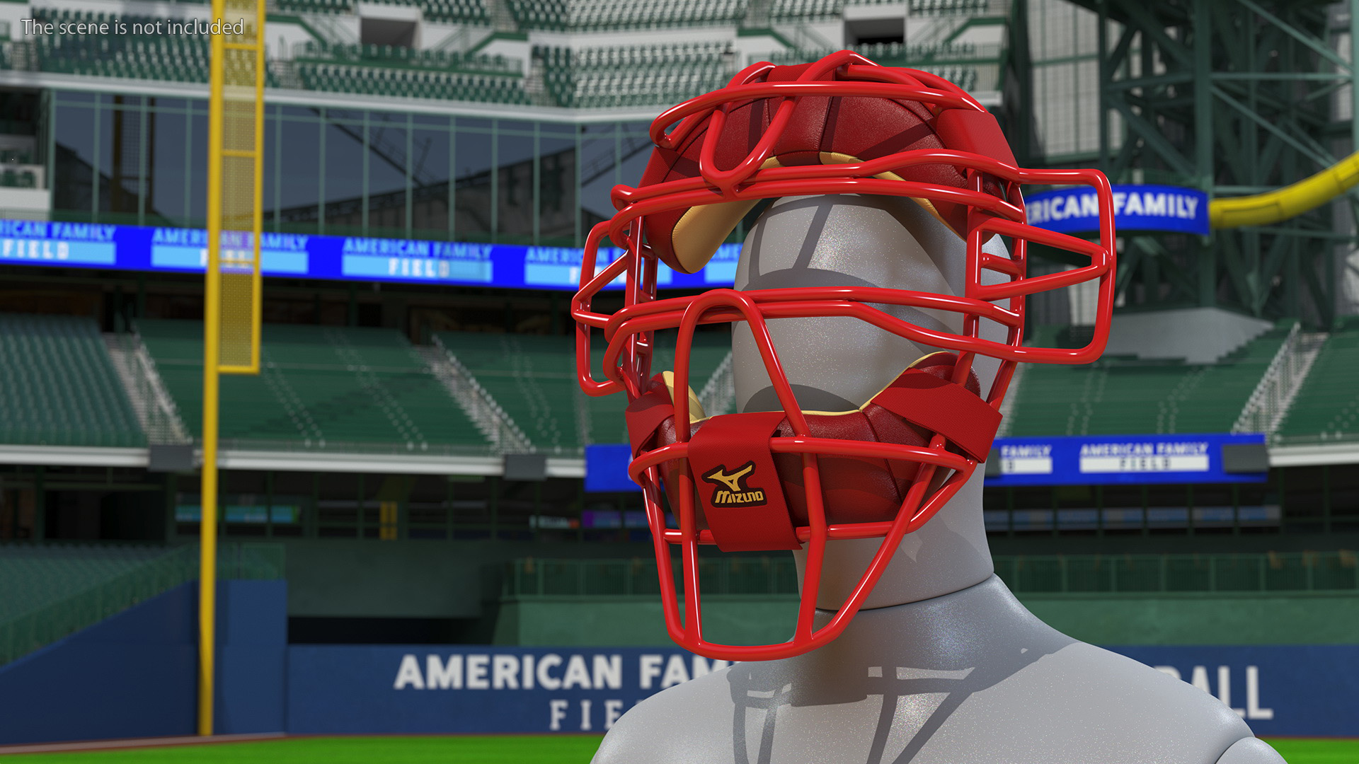 Mizuno Baseball Catchers Mask 3D model