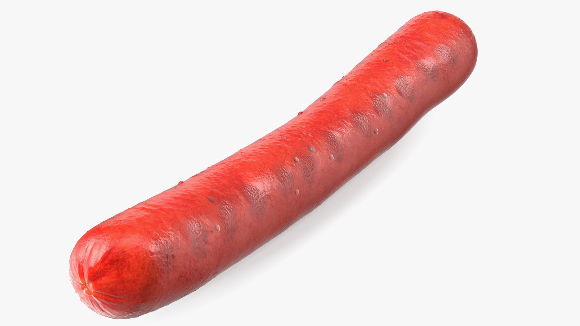 3D Fried Sausage model