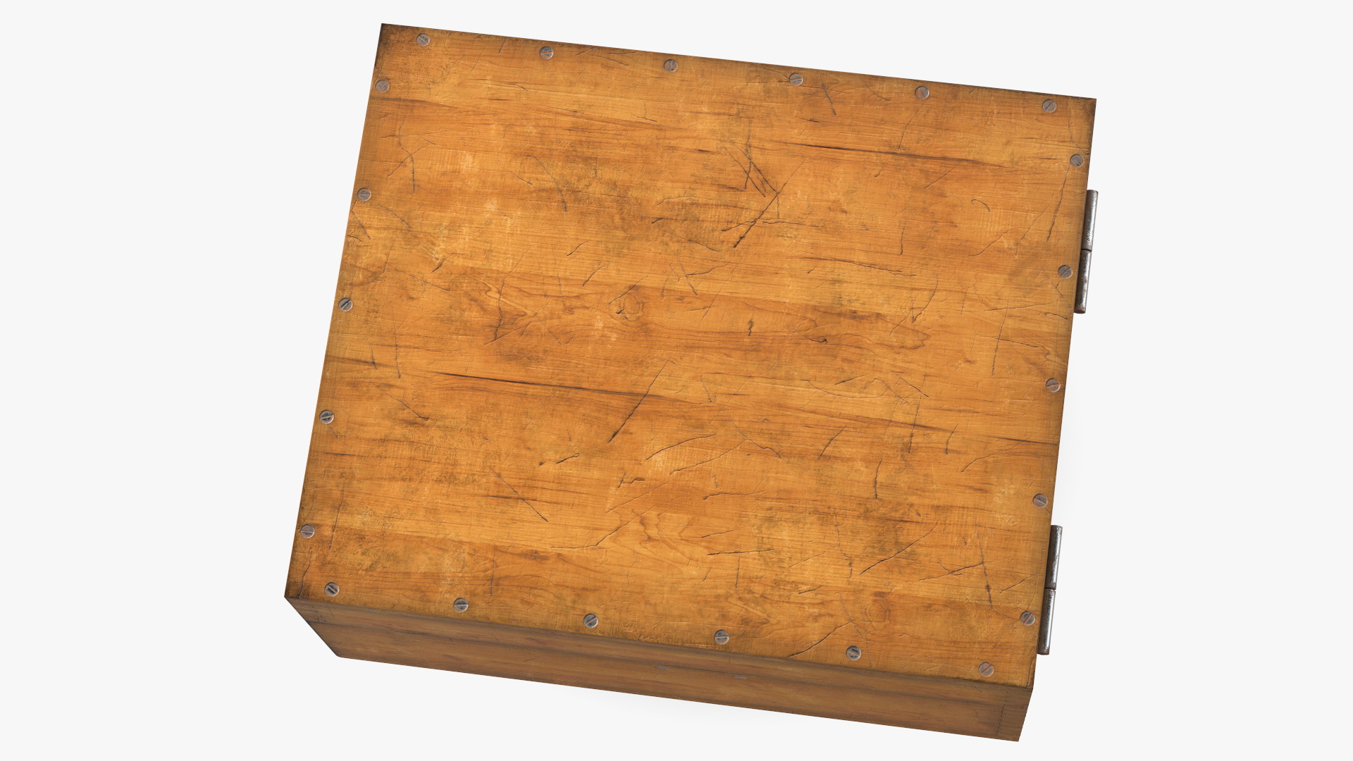 3D model Old Wooden Case