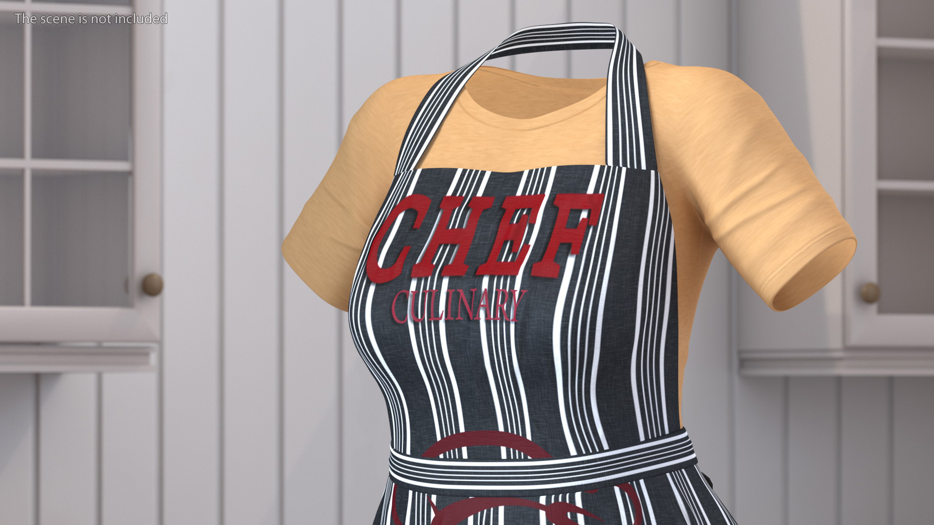 3D model Clothes Set Kitchen Style for Women