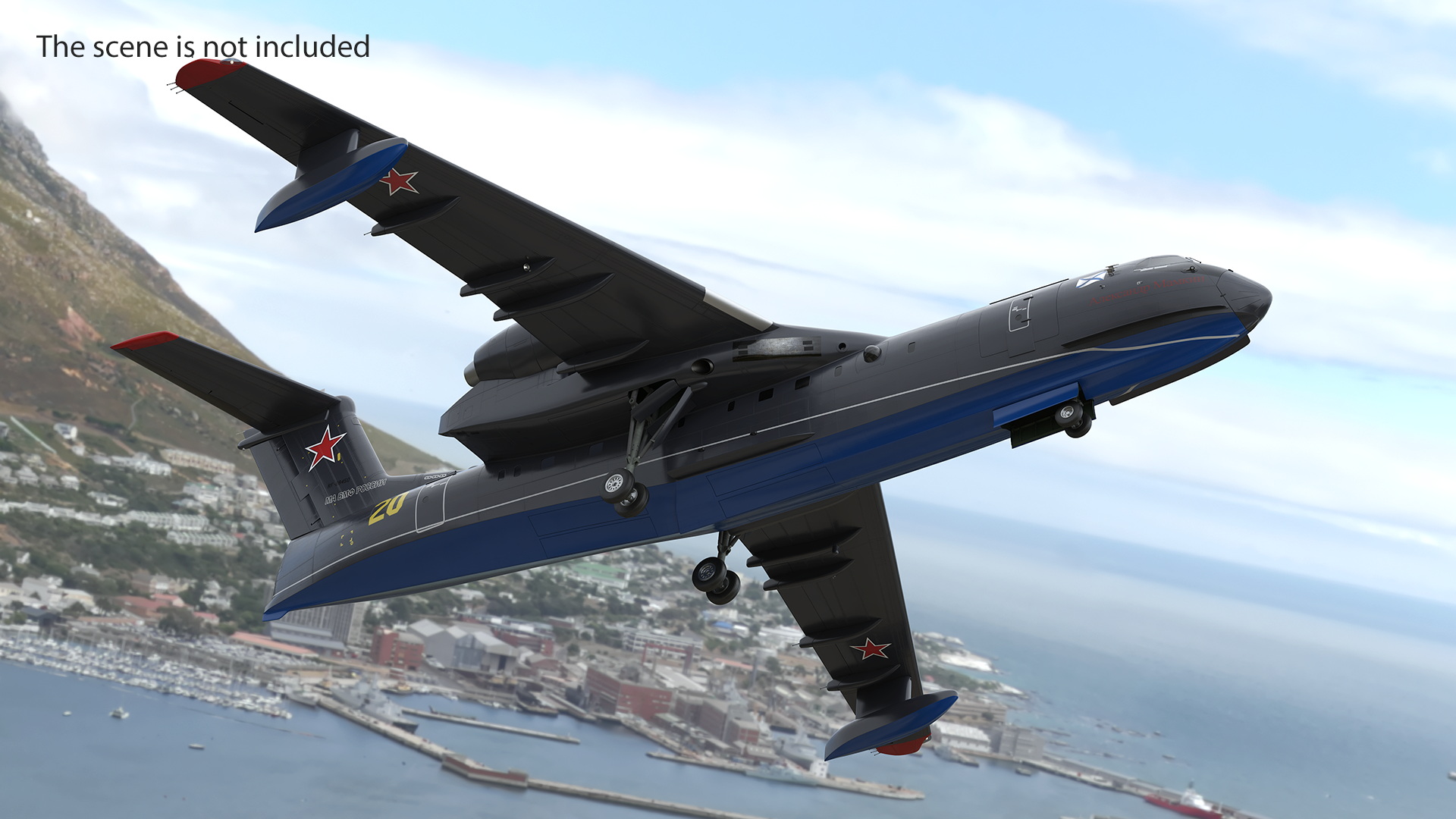 3D Be 200 Amphibious Aircraft