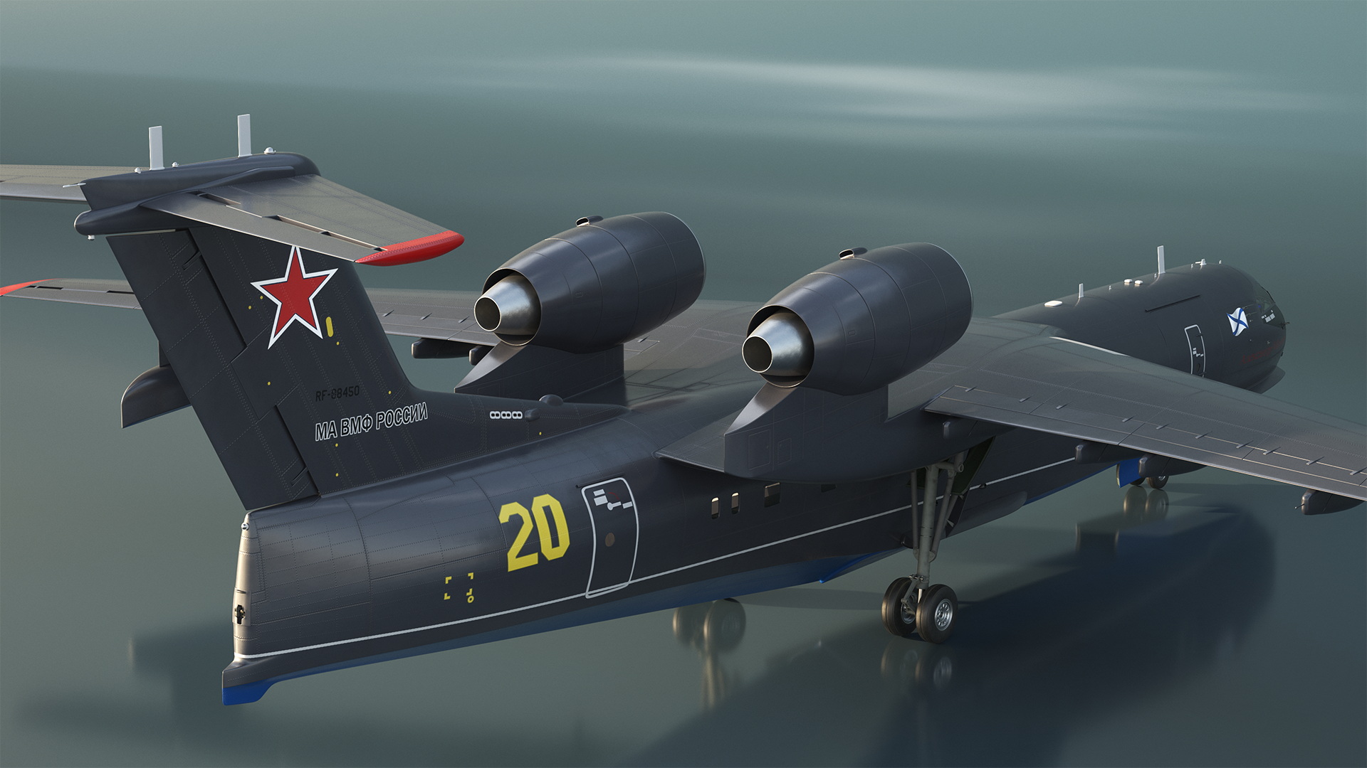 3D Be 200 Amphibious Aircraft