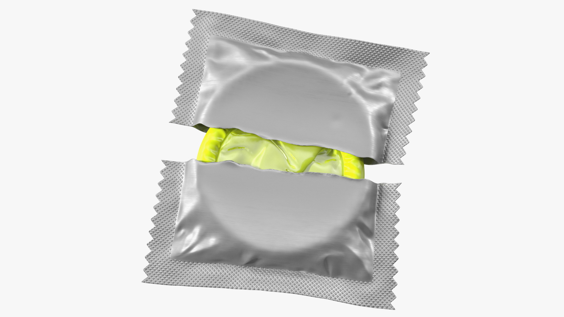 Condom Open Package 3D model