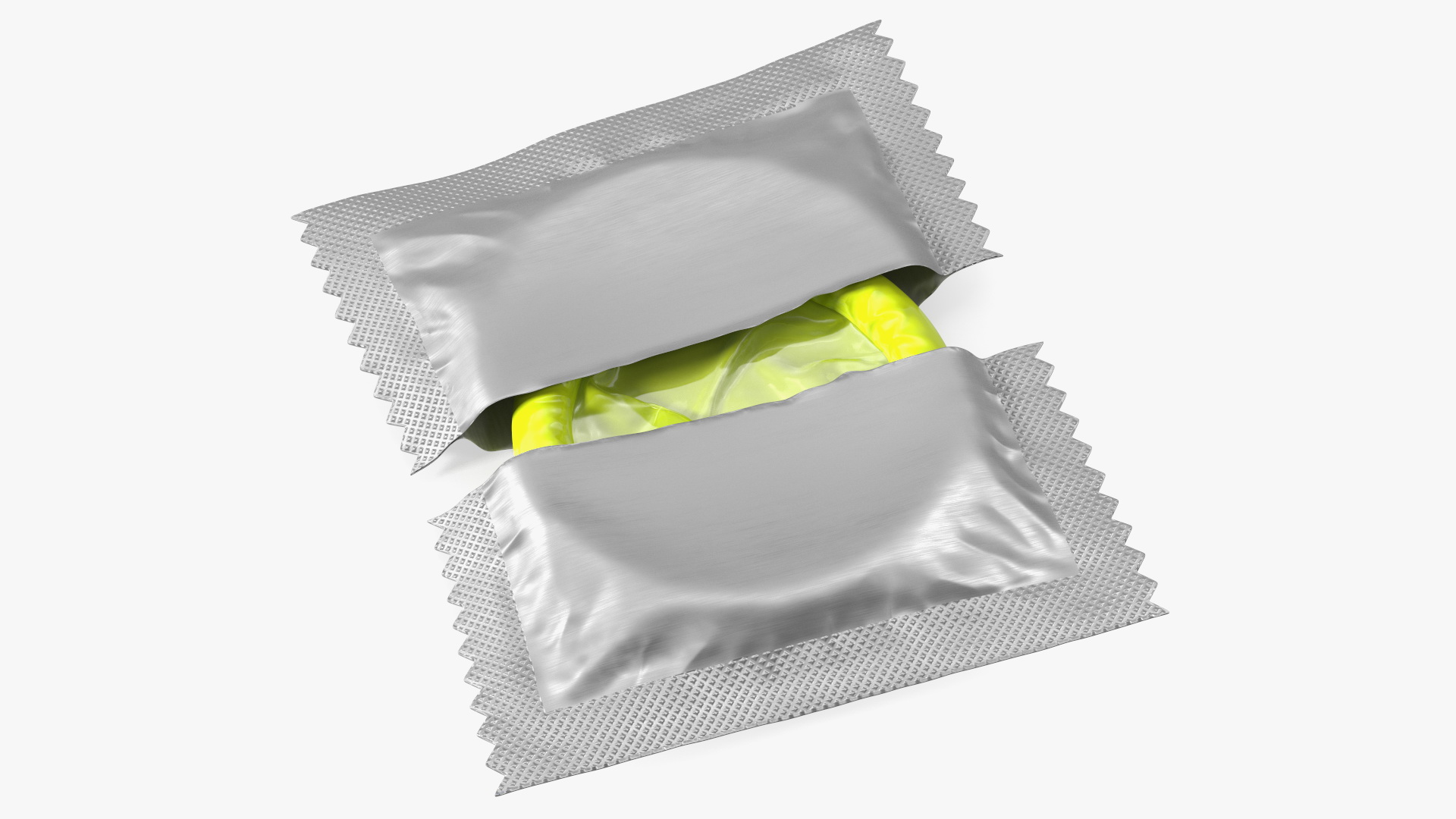 Condom Open Package 3D model