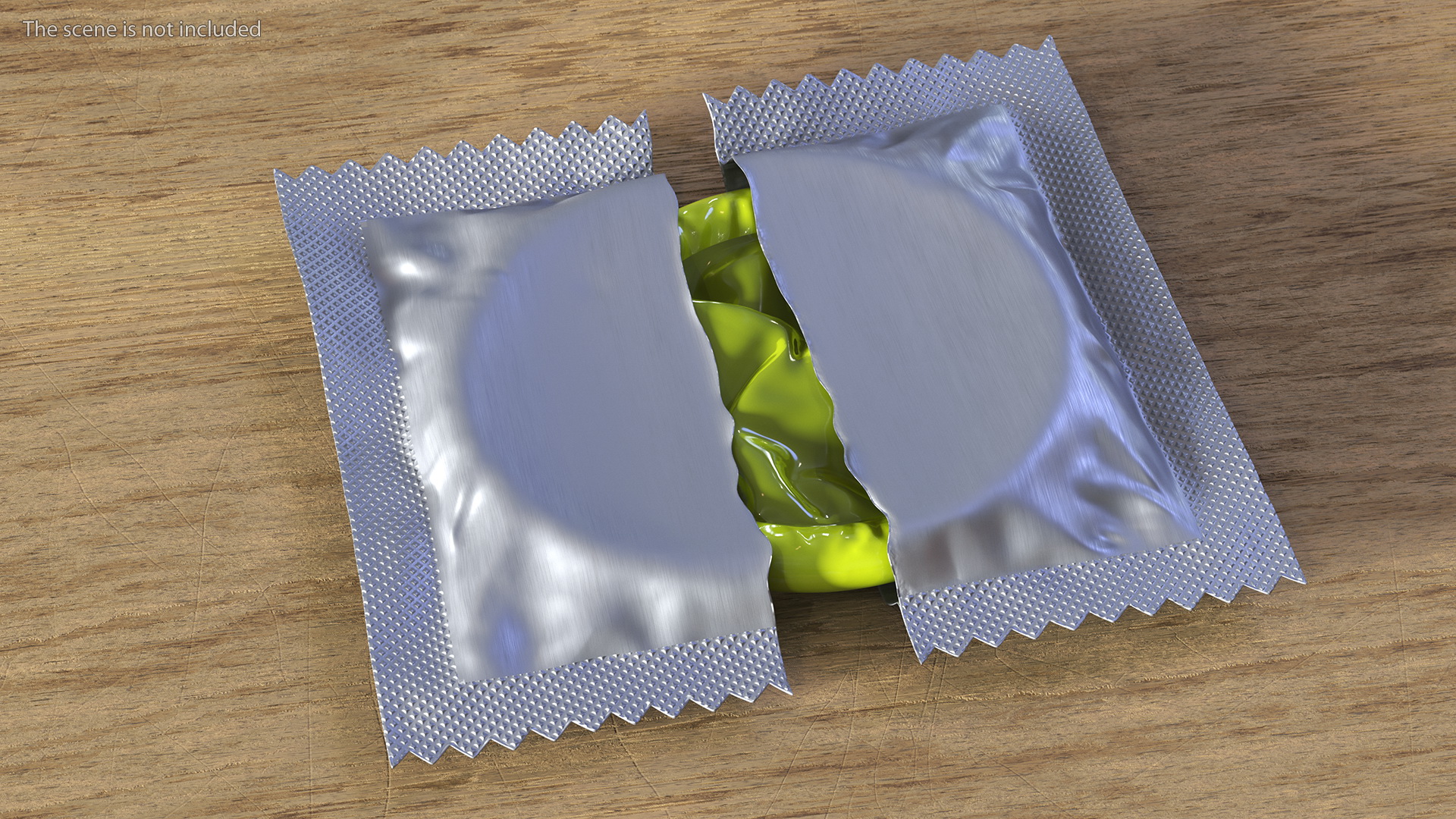 Condom Open Package 3D model