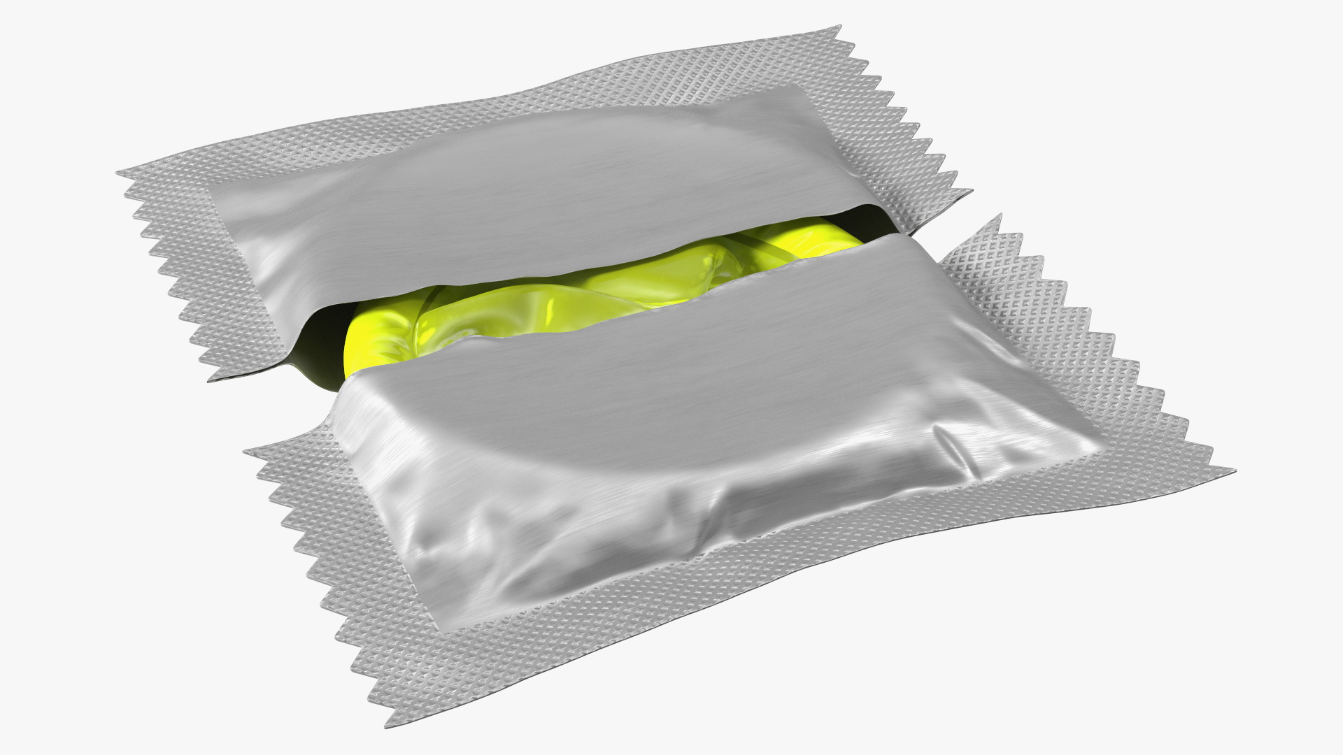 Condom Open Package 3D model