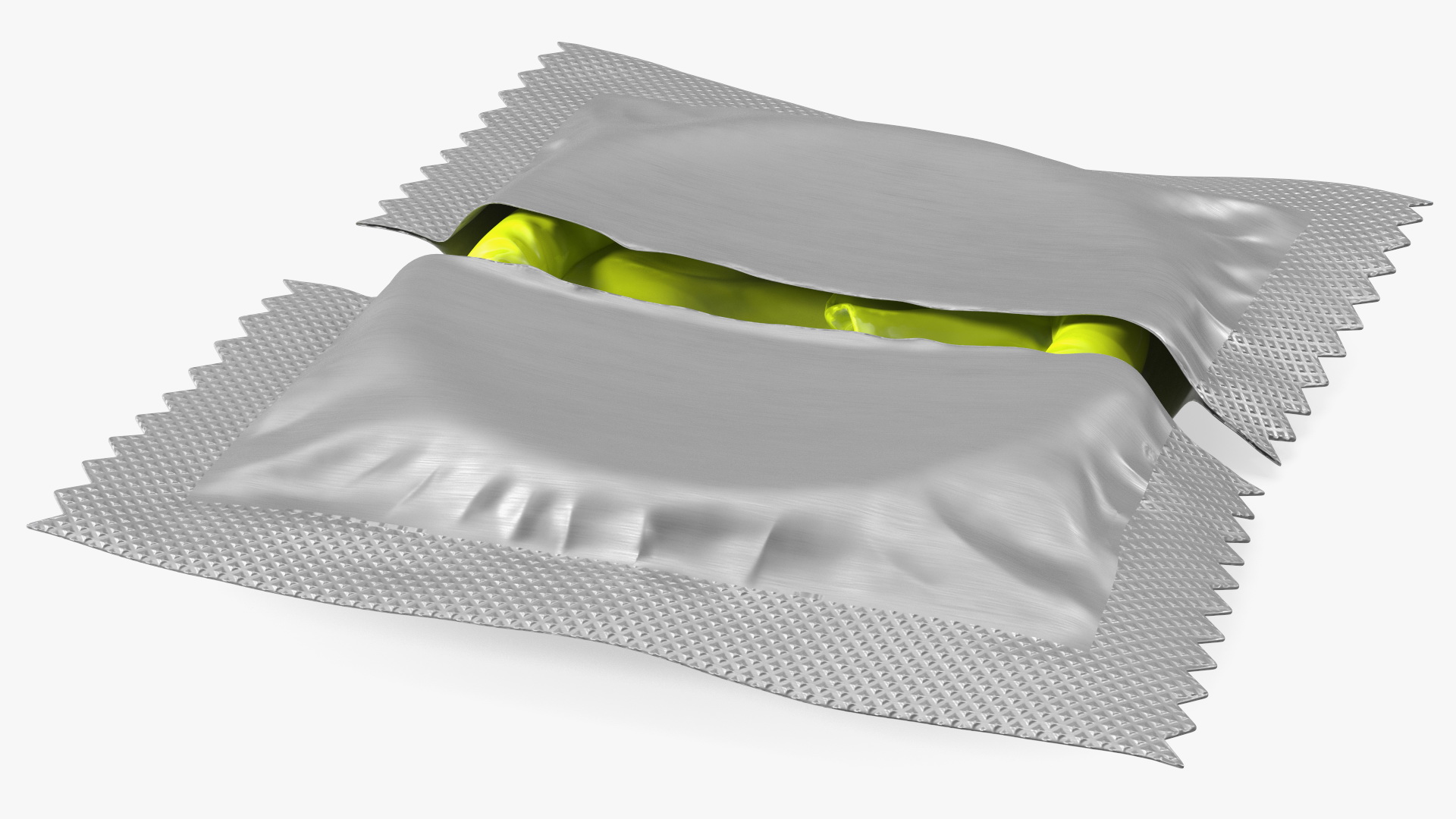 Condom Open Package 3D model