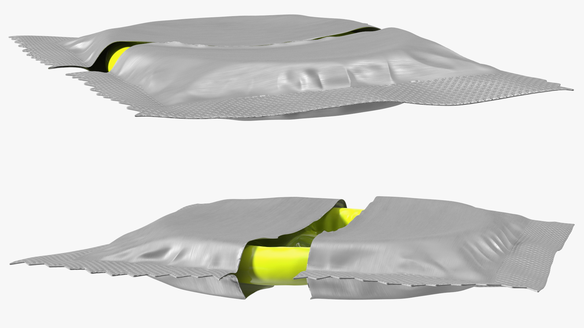 Condom Open Package 3D model