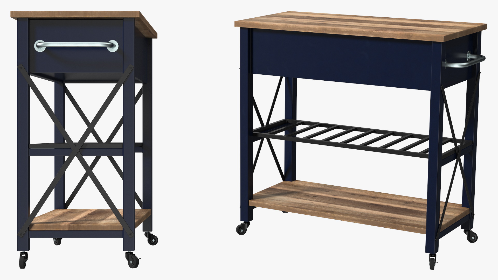 3D model Zarmig Kitchen Cart Black