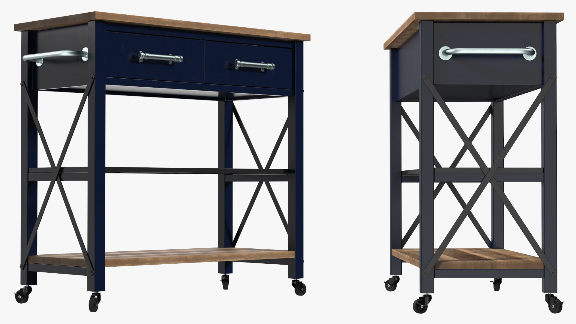 3D model Zarmig Kitchen Cart Black