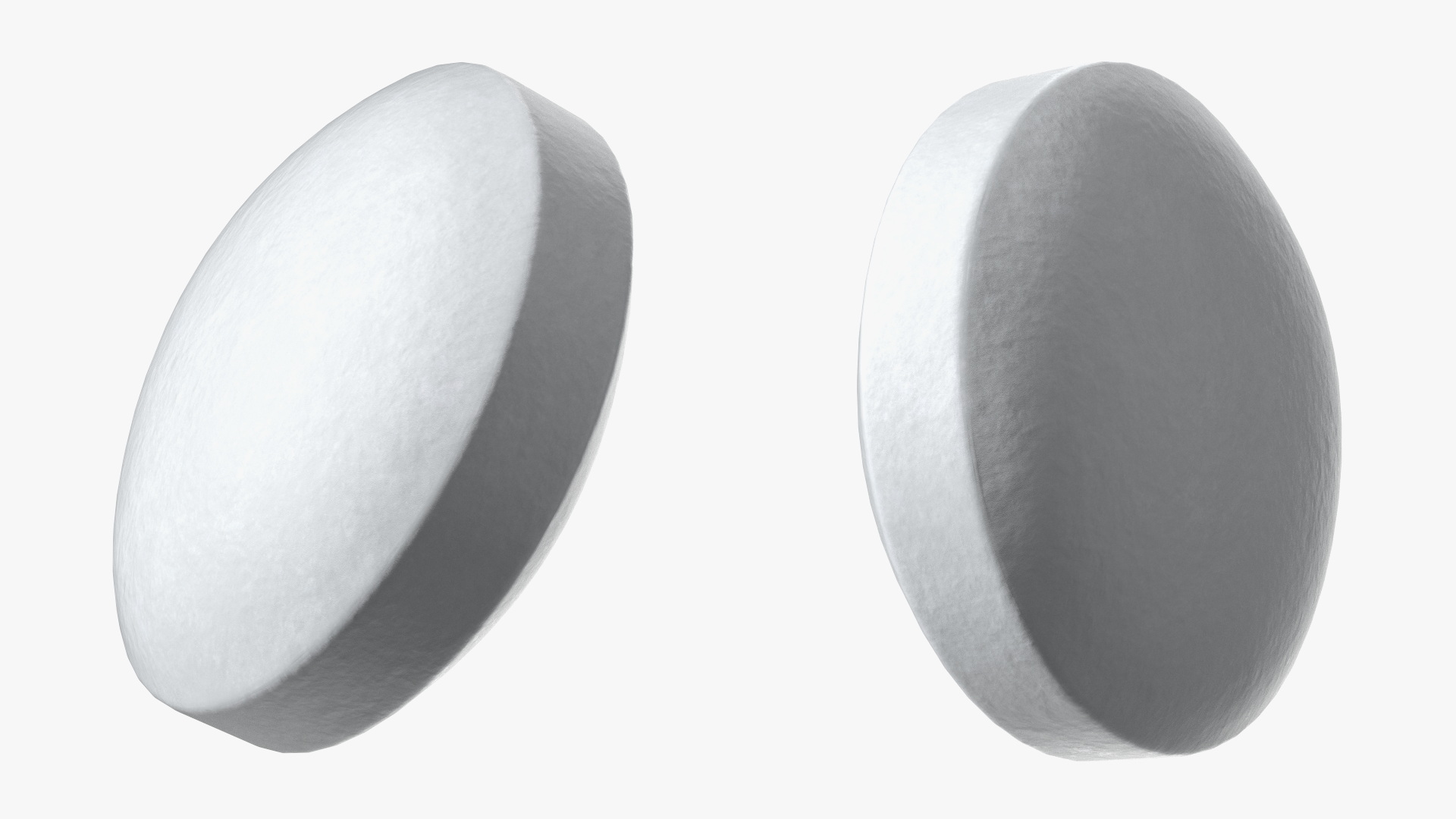 3D Plain Round Pill